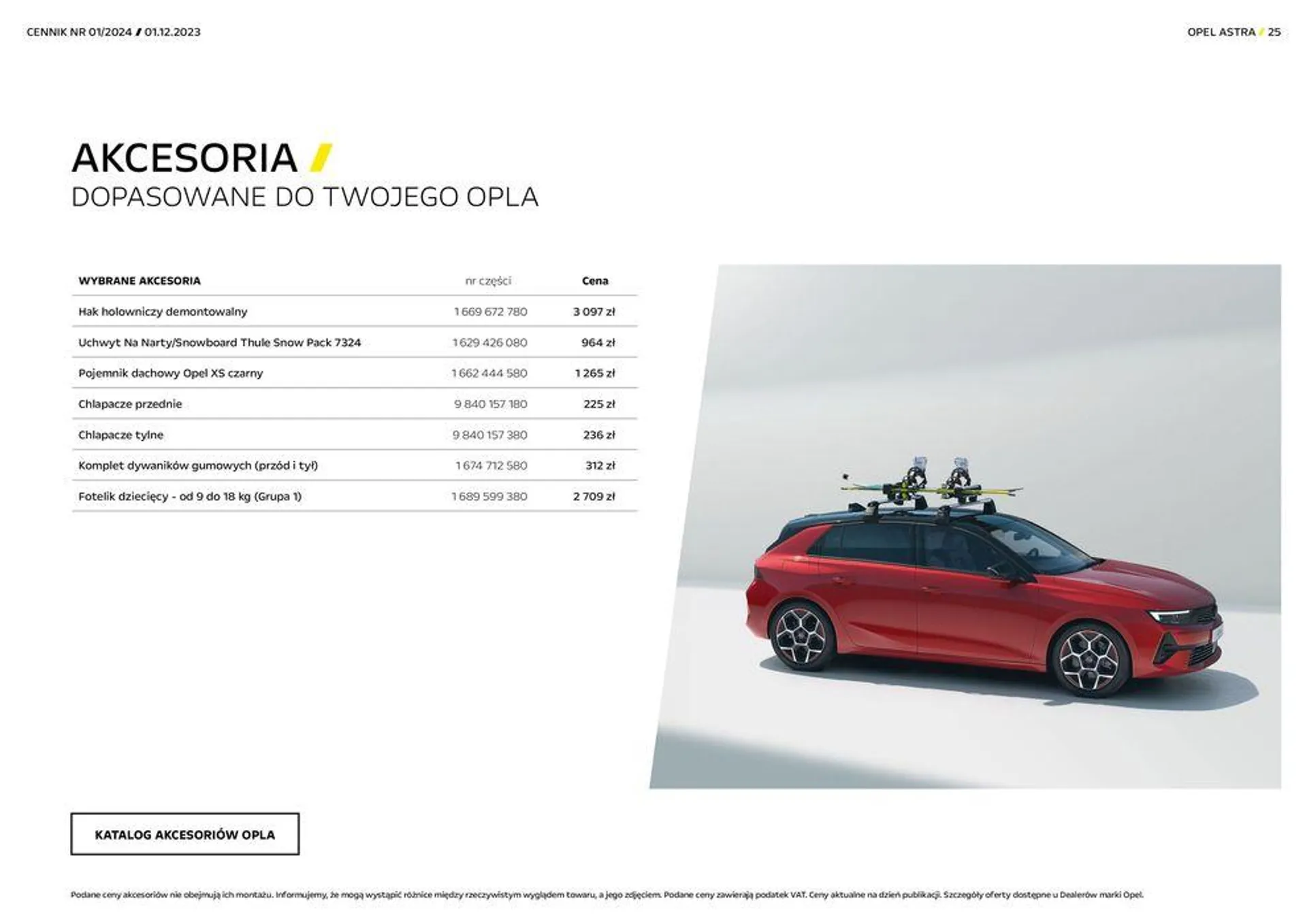 Gazetka Opel - Astra 2024 od 5 grudnia do 31 grudnia 2024 - Strona 25