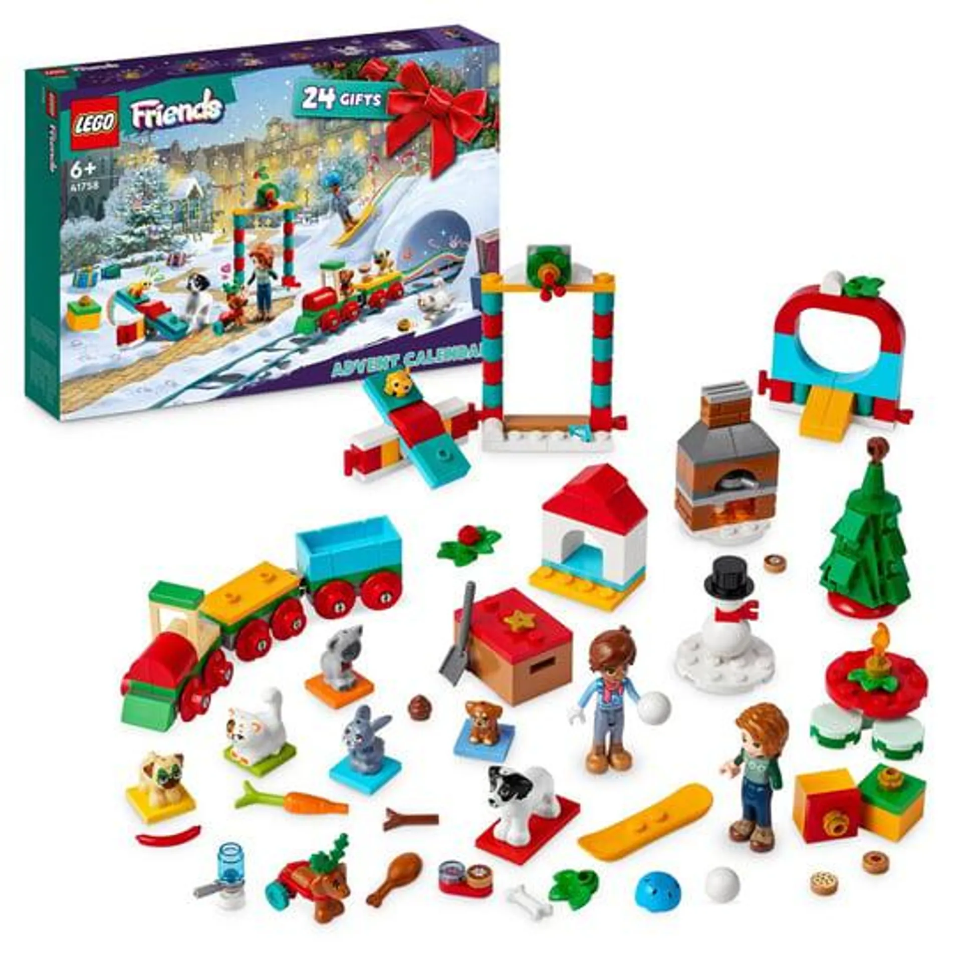 LEGO Friends, klocki, Kalendarz adwentowy, 41758