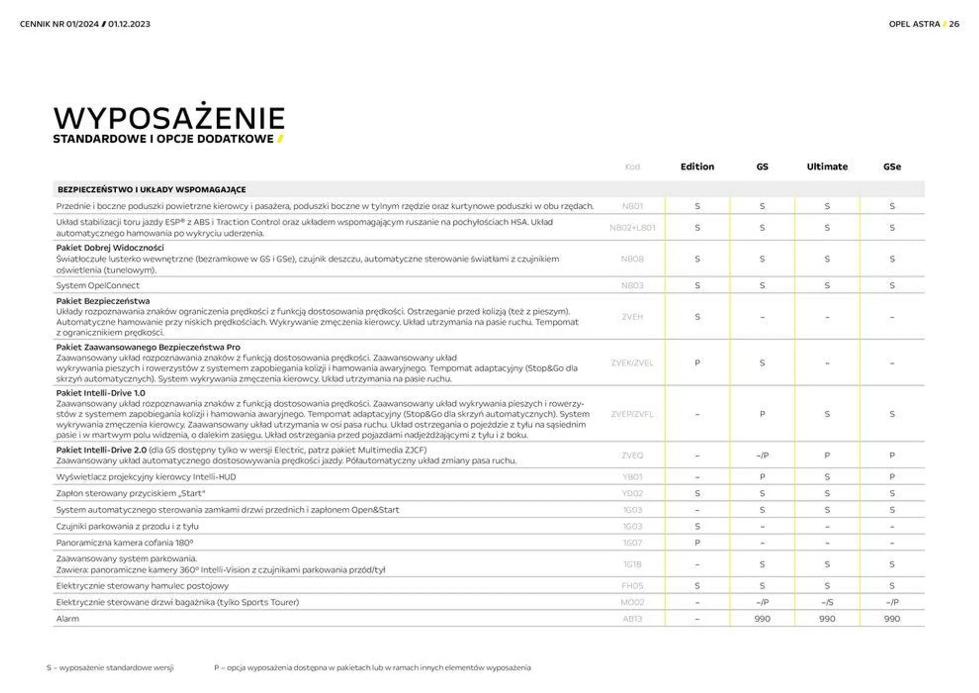 Gazetka Opel - Astra 2024 od 5 grudnia do 31 grudnia 2024 - Strona 26