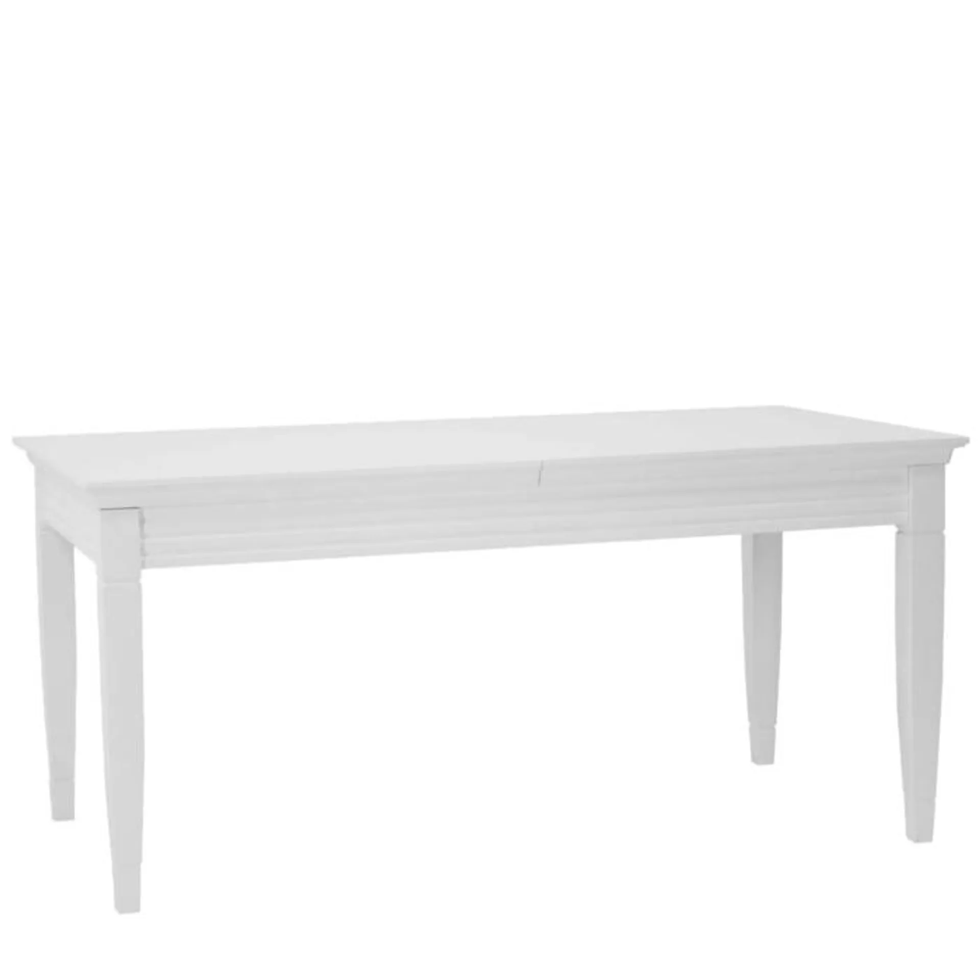 Biały klasyczny stół rozkładany 165-225 cm matowy EMPERIO