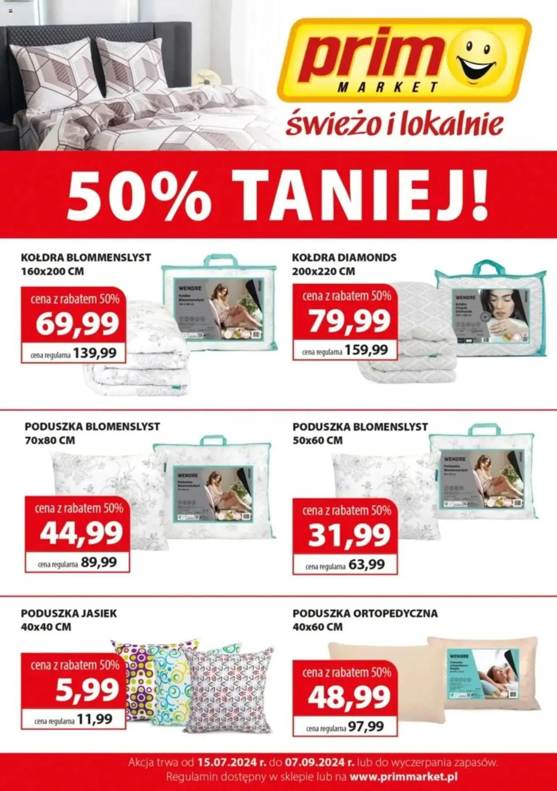 Prim Market Promocja - Akcja Lojalnościowa Pościel Tekmar Tekstim 50% Taniej - 0