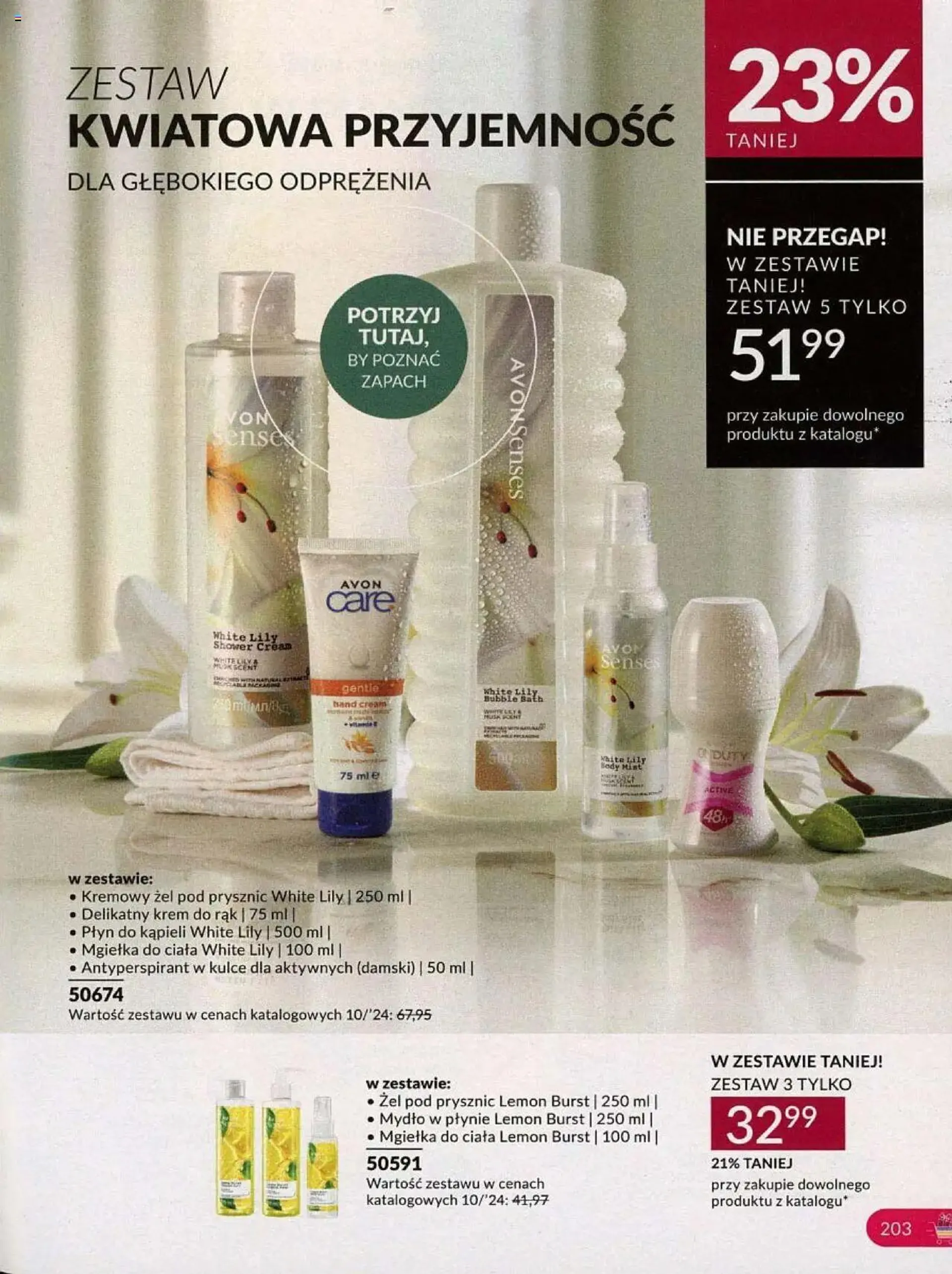 Gazetka Avon Katalog 10 2024 od 1 października do 31 października 2024 - Strona 203