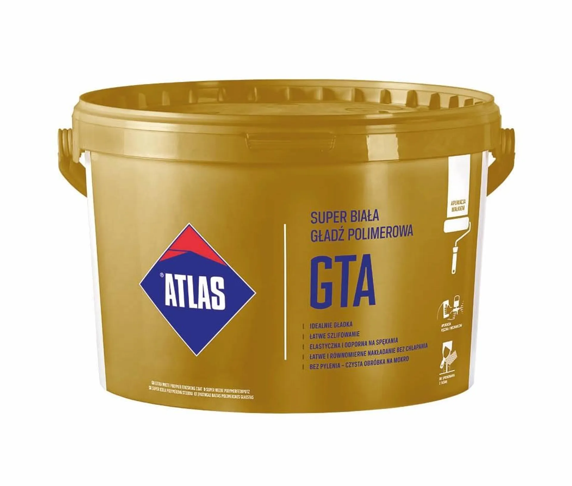 Atlas Gotowa gładź polimerowa GTA 18 kg