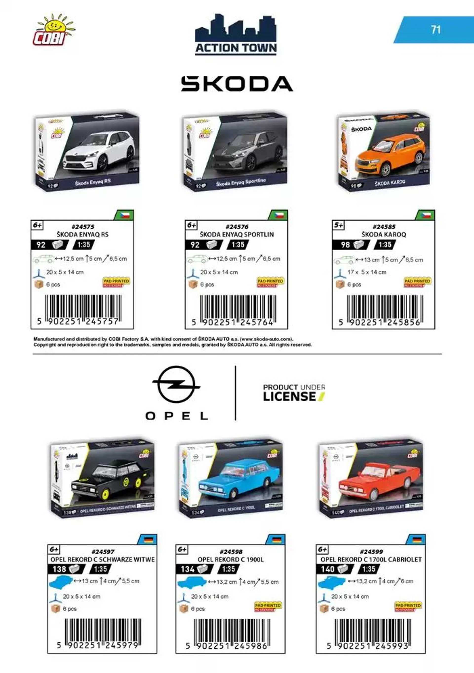 Katalog klocków Cobi 1/2025 - 71