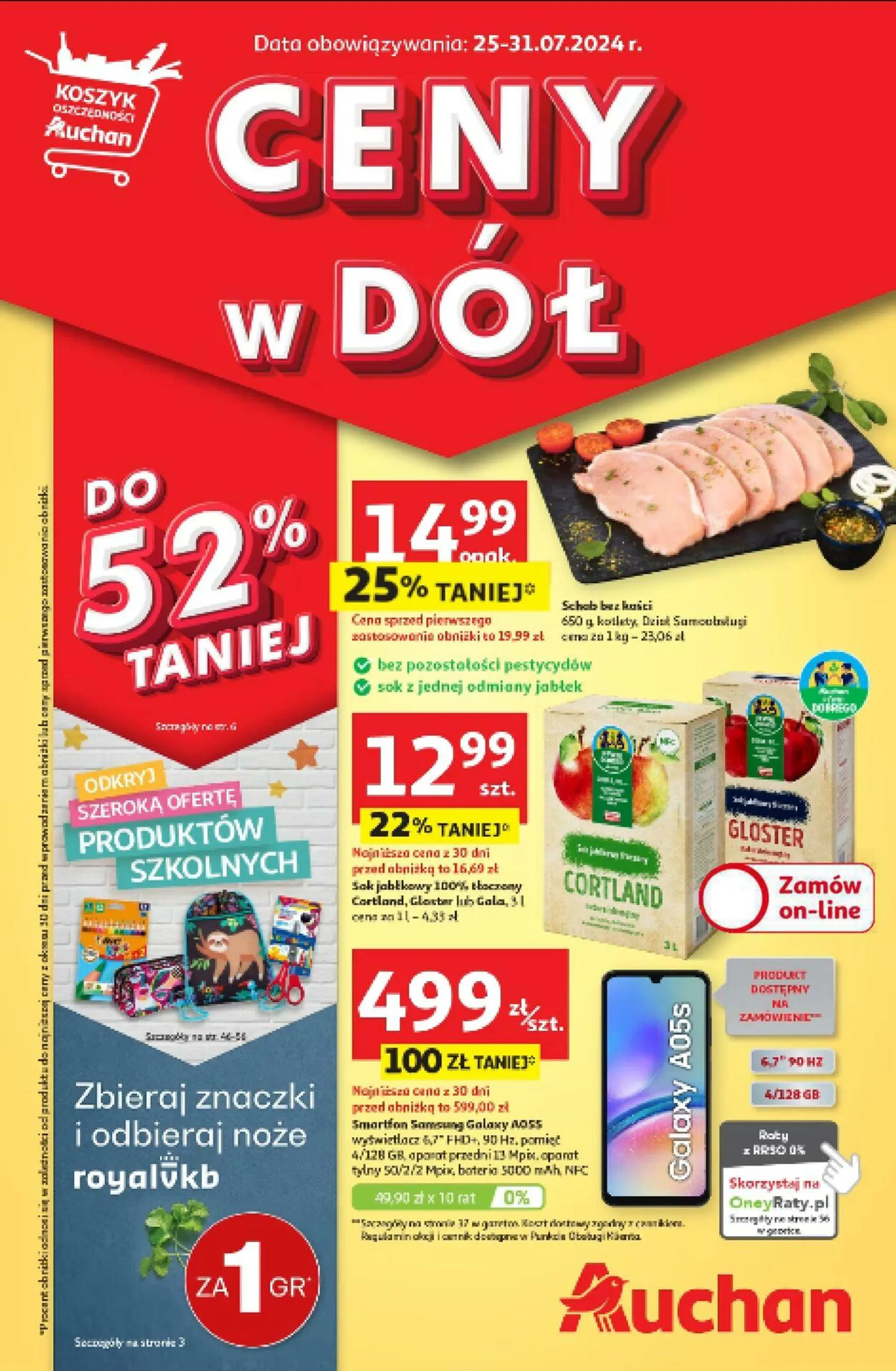 Gazetka Auchan Aktualna gazetka od 25 lipca do 31 lipca 2024 - Strona 1