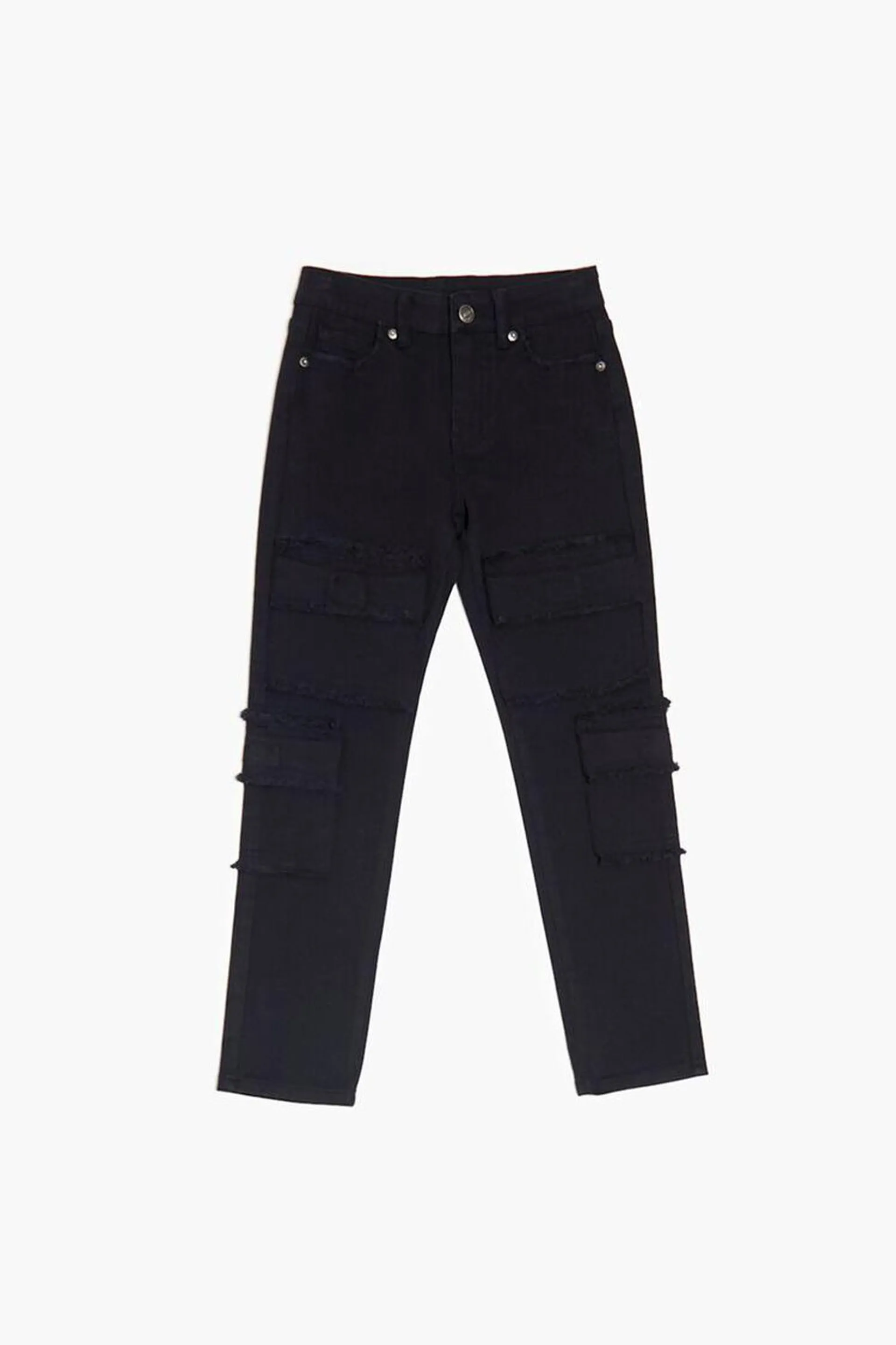 Kids Slim-Fit Cargo Jeans (Girls + Boys)