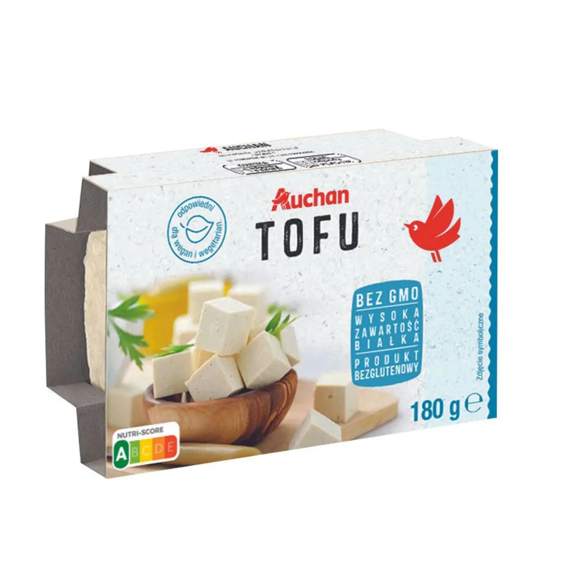 Tofu naturalne Auchan 180 g