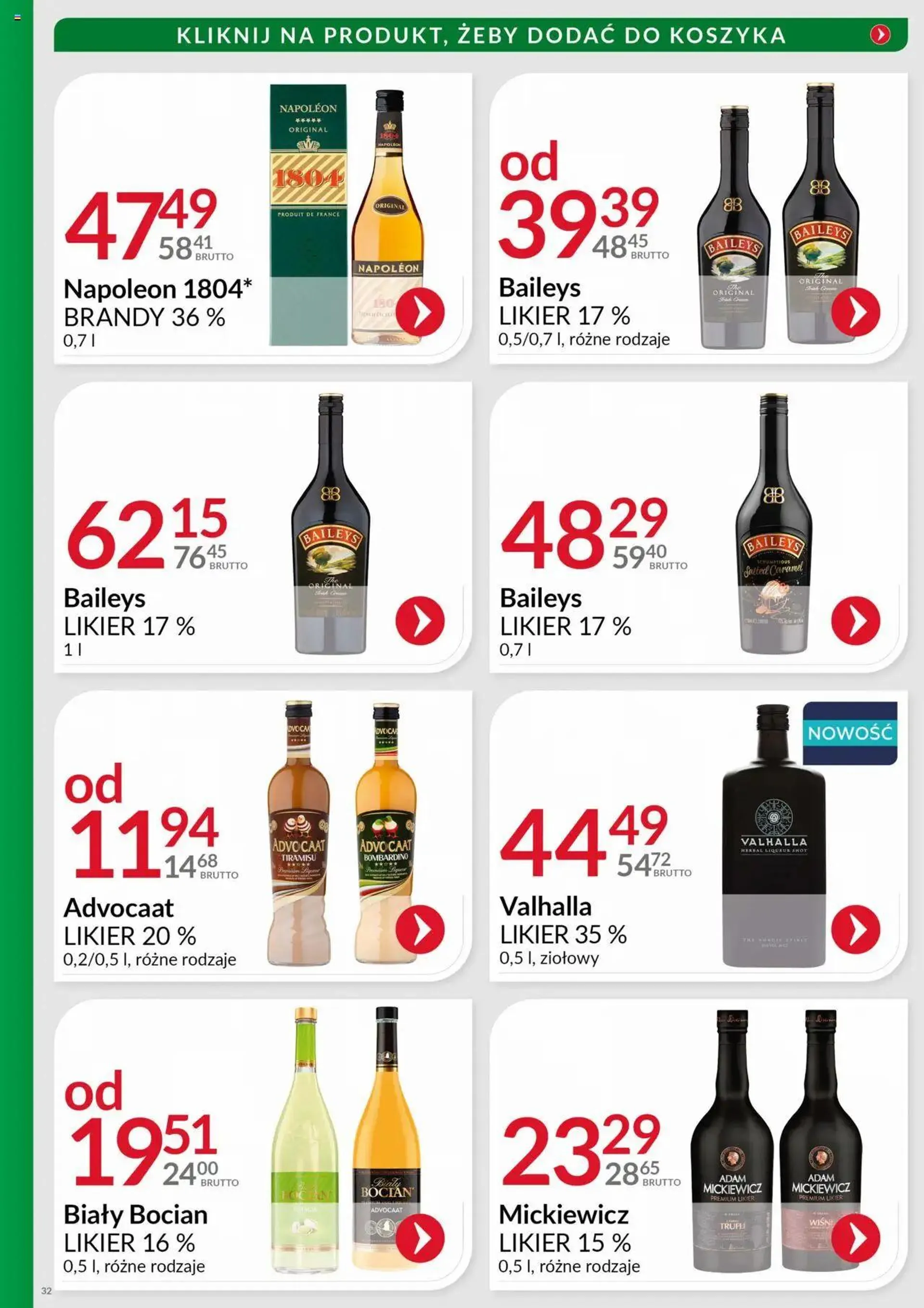 Gazetka Eurocash Gazetka - Katalog Alkoholowy od 1 października do 31 października 2024 - Strona 32