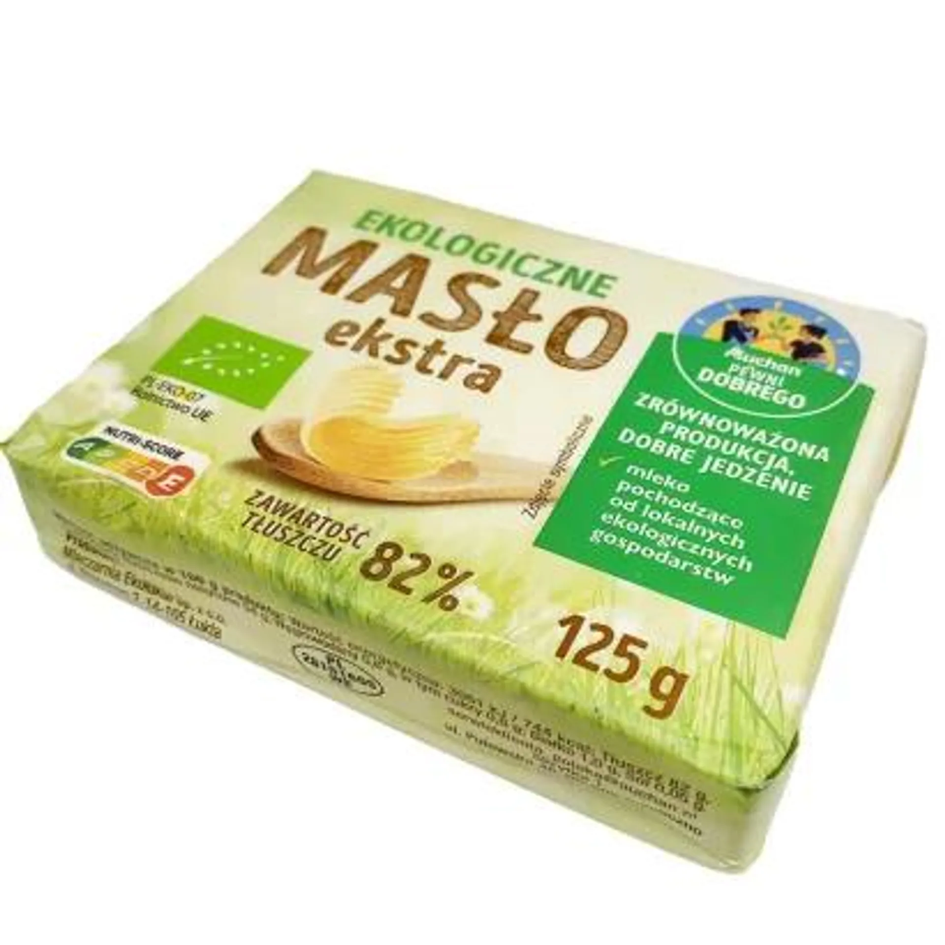 Pewni Dobrego - Ekologiczne masło ekstra 82%