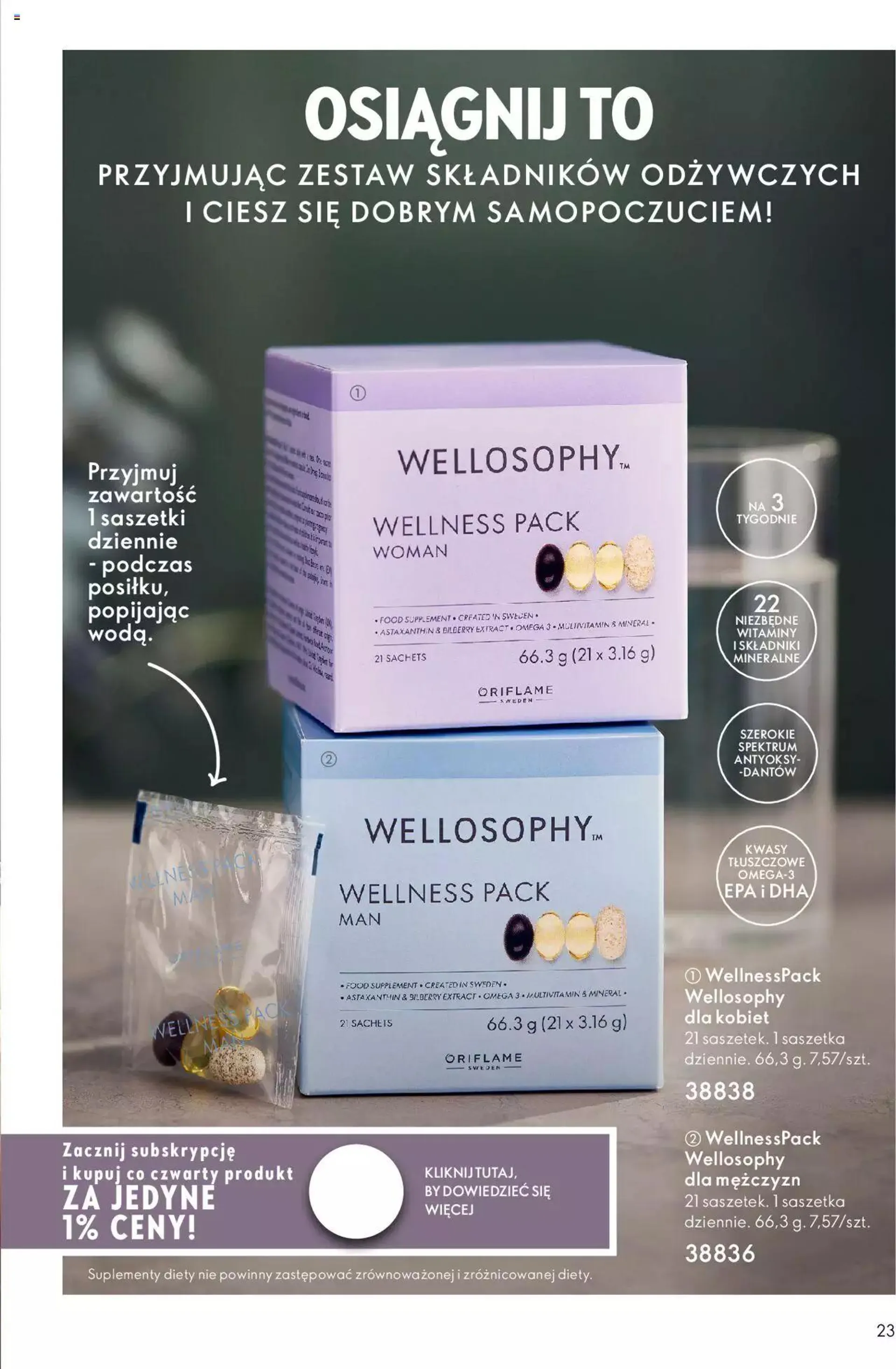 Oriflame Katalog - Wellosophy - 22