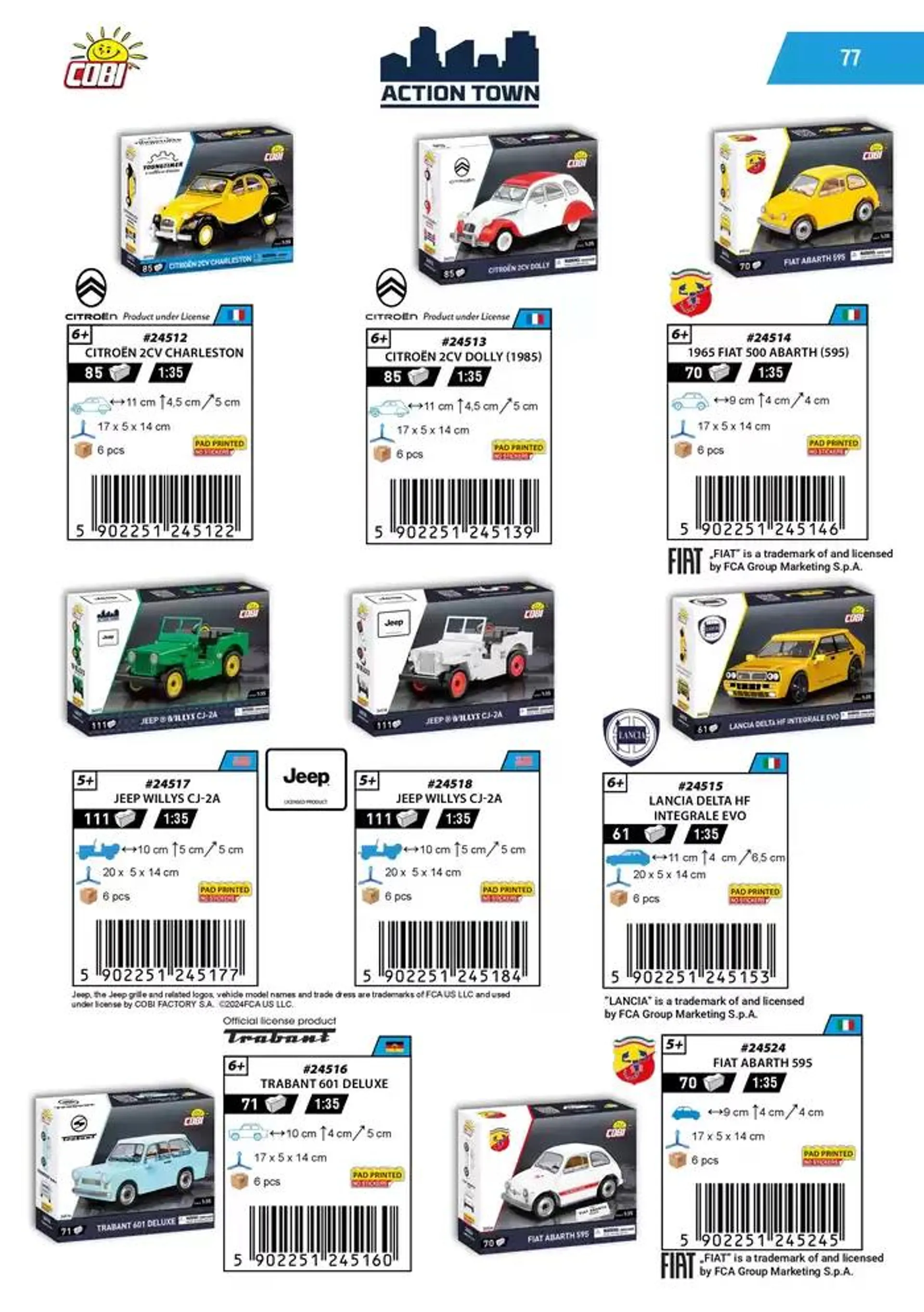 Katalog klocków Cobi 1/2025 - 77