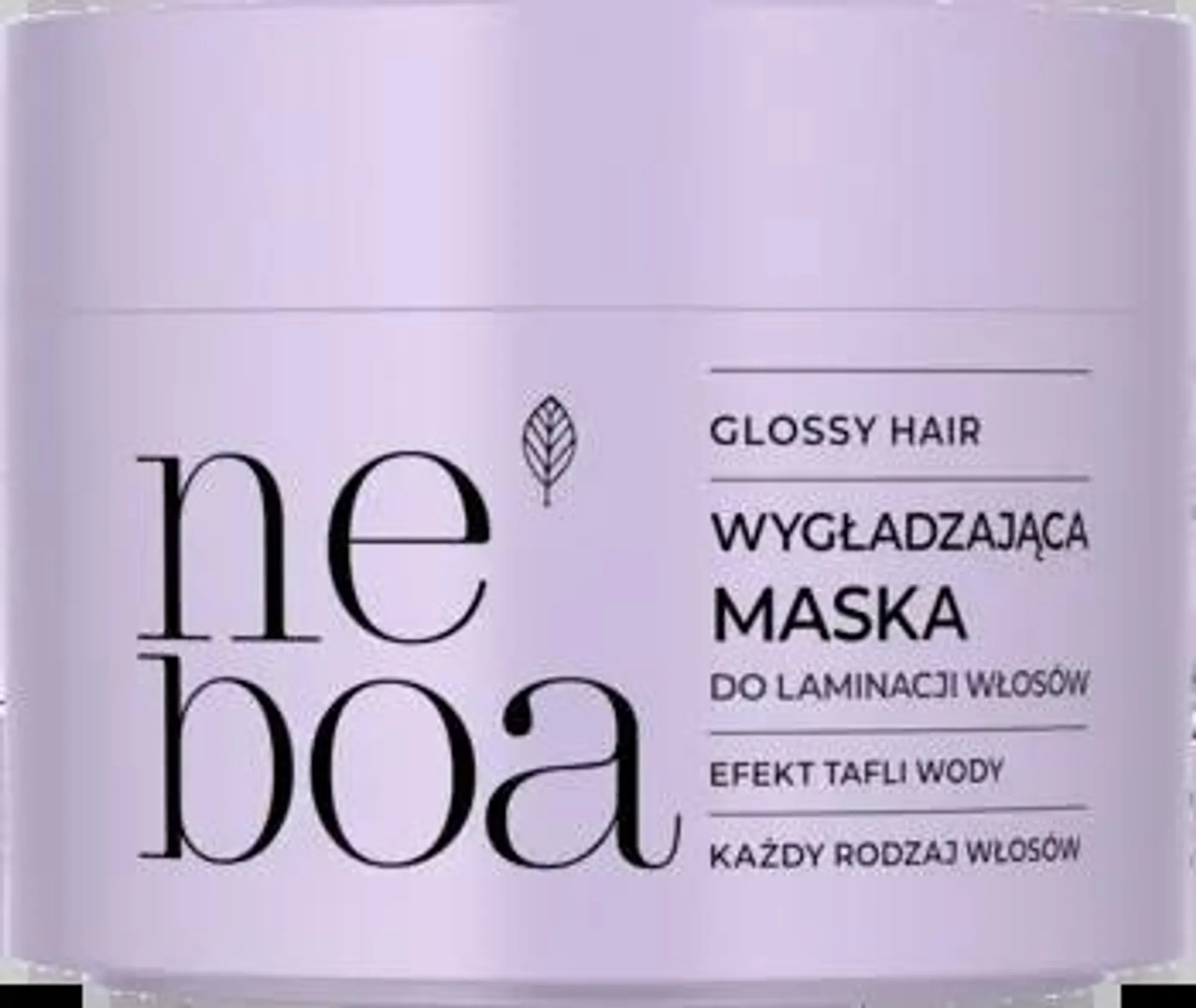 NEBOA, Glossy Hair , maska do laminacji włosów, wygładzająca