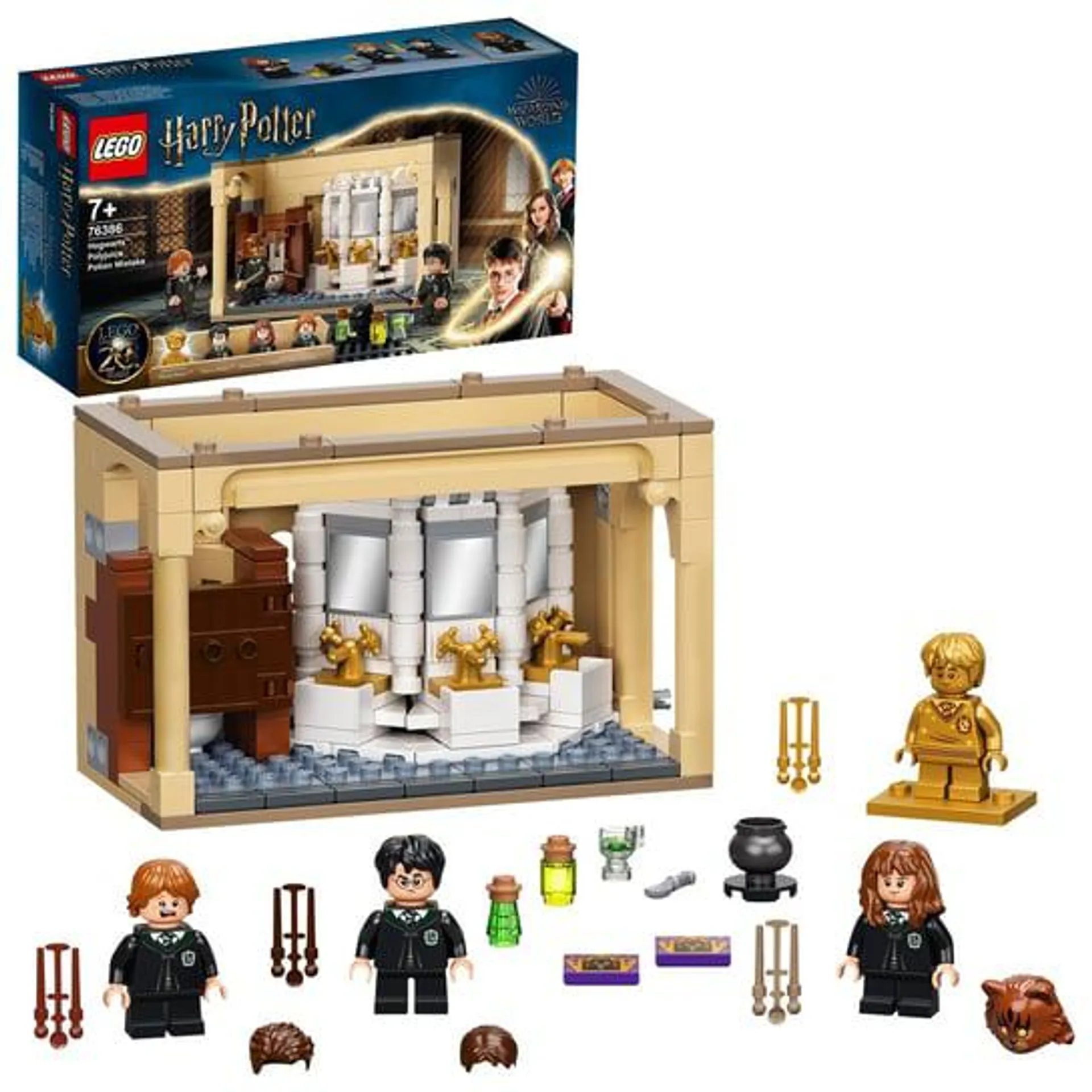 LEGO Harry Potter, klocki, Hogwart: pomyłka z eliksirem wielosokowym, 76386