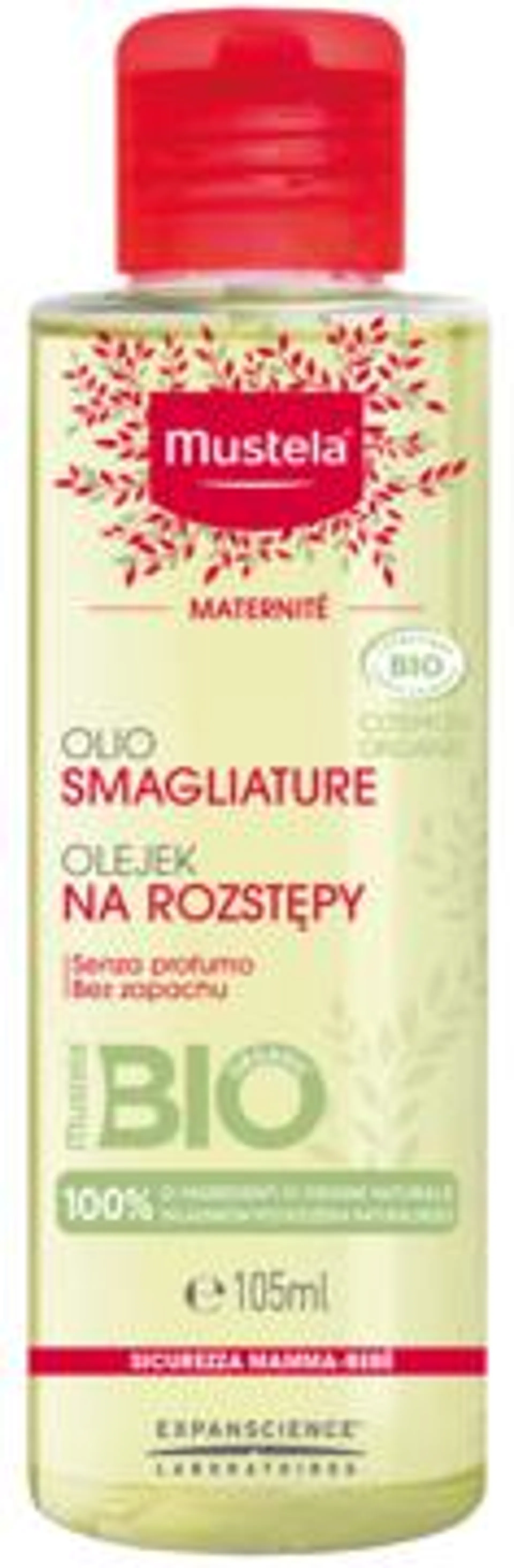 MUSTELA BIO olejek na rozstępy, bezzapachowy 105 ml, nr kat. 339951