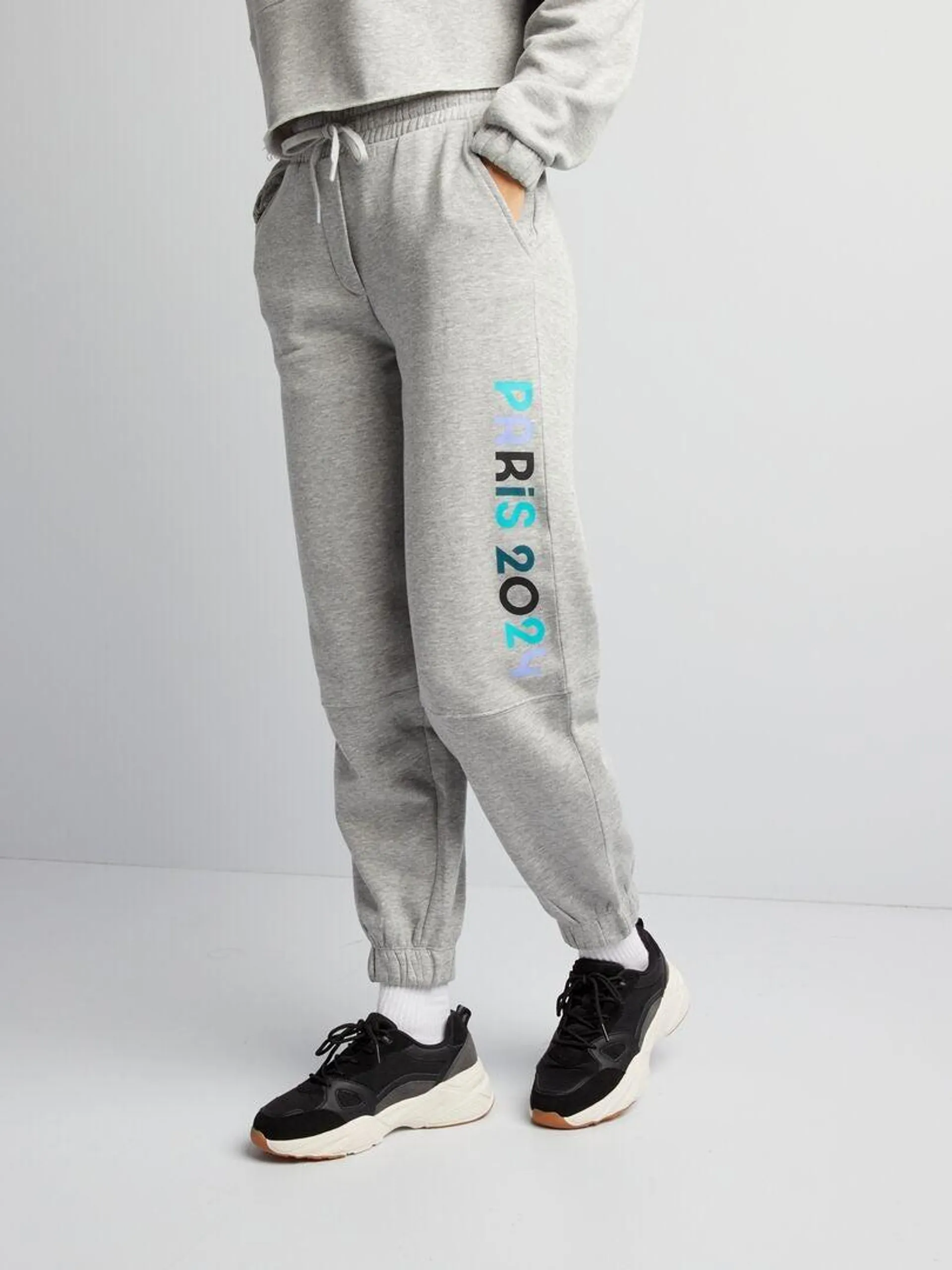 Pantalon jogging - Paris 2024 - Gris