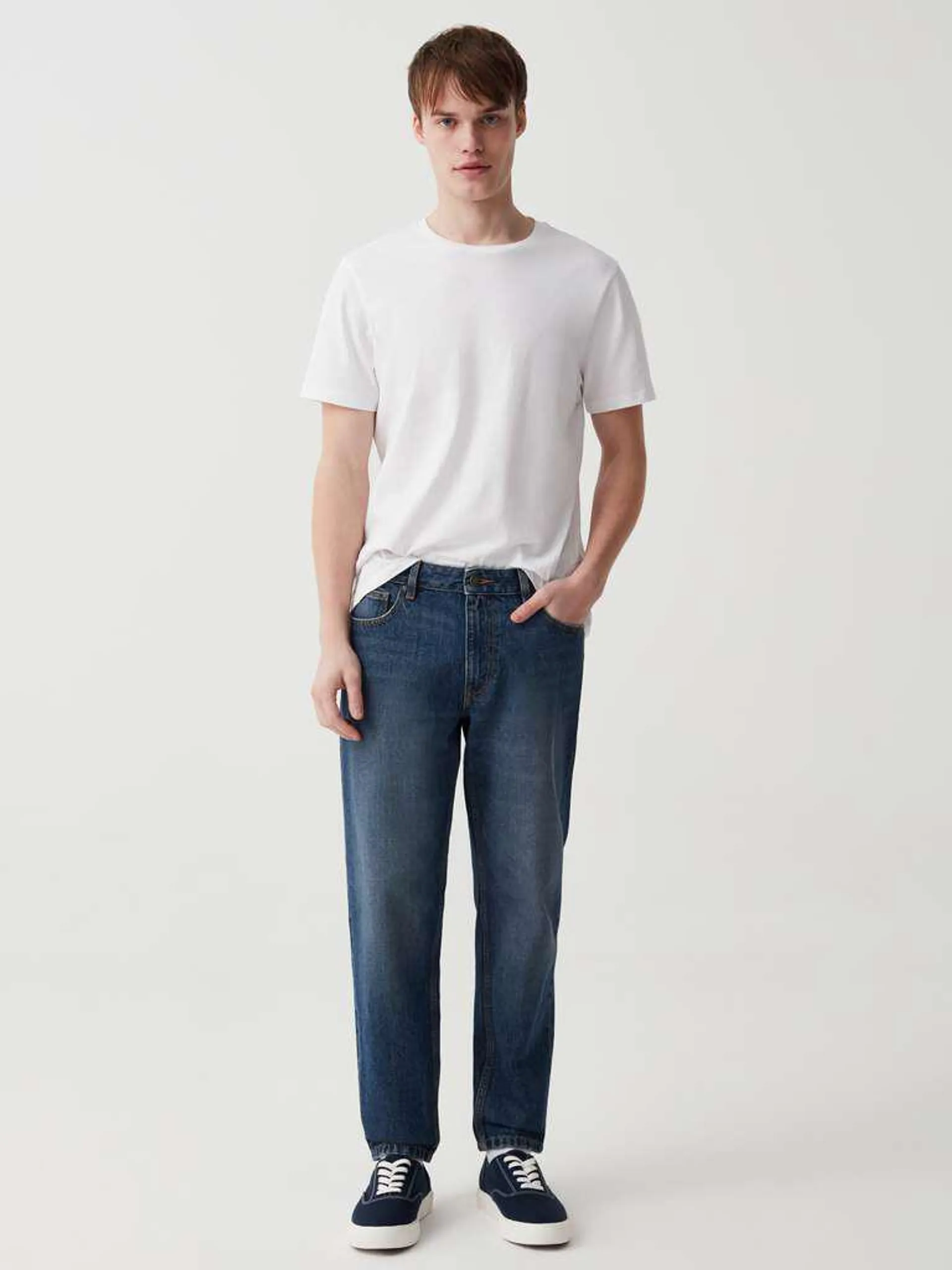 Denim Relaxed-fit jeans with five pockets