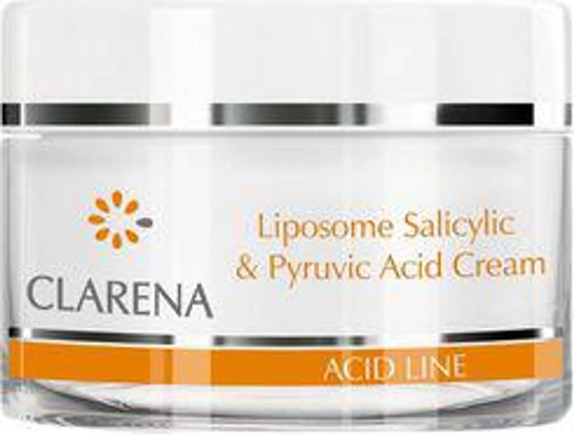 Clarena Acid Line krem liposomowyz kwasami: salicylowym i pirogronowym cera tłusta i mieszana 50ml