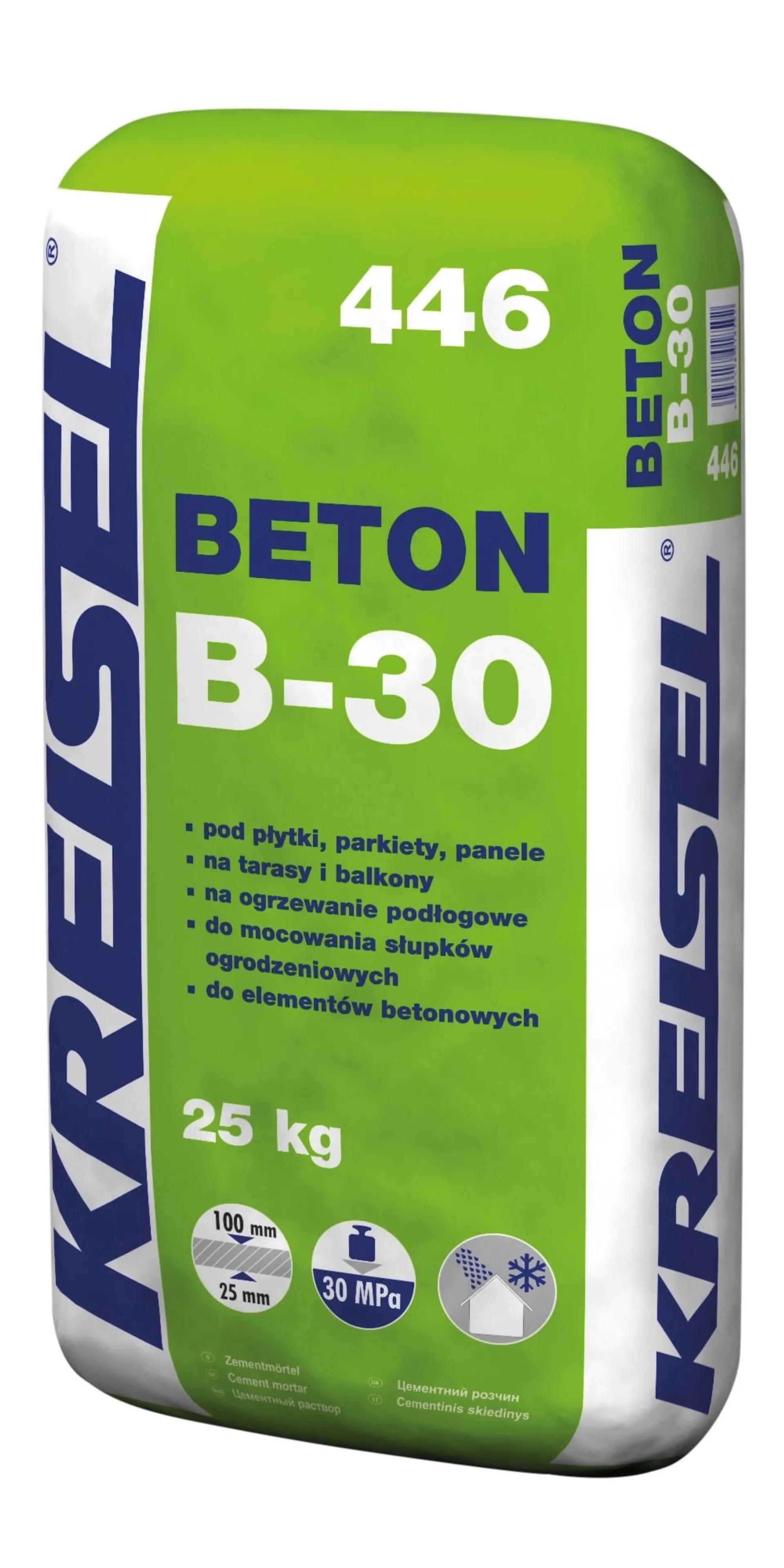 Kreisel Zaprawa cementowa Beton B-30 446 25 kg