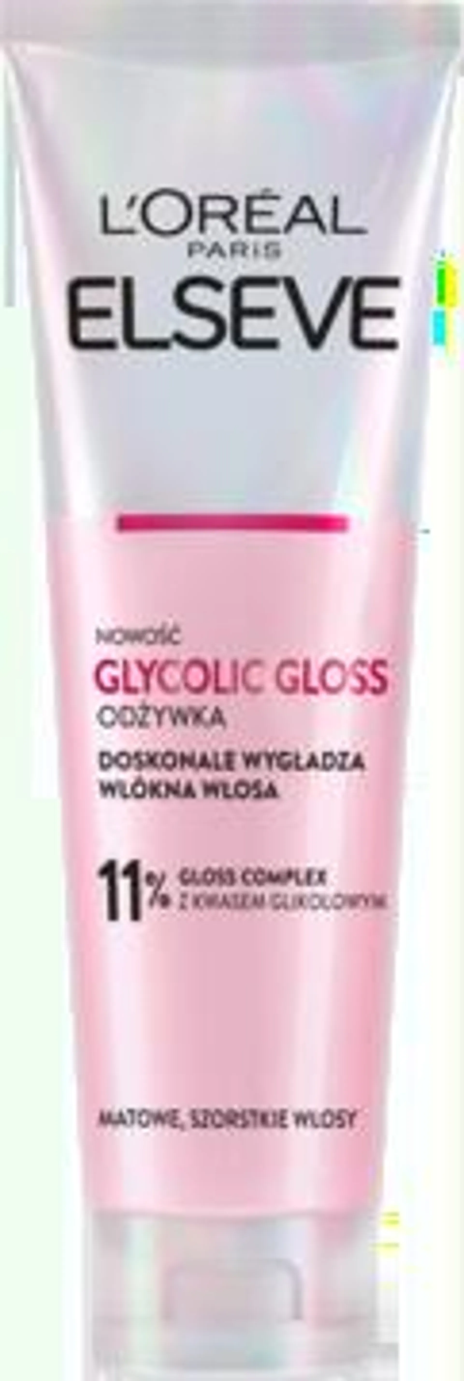 L'ORÉAL PARIS ELSEVE, Glycolic Gloss , odżywka do włosów, wygładzająca