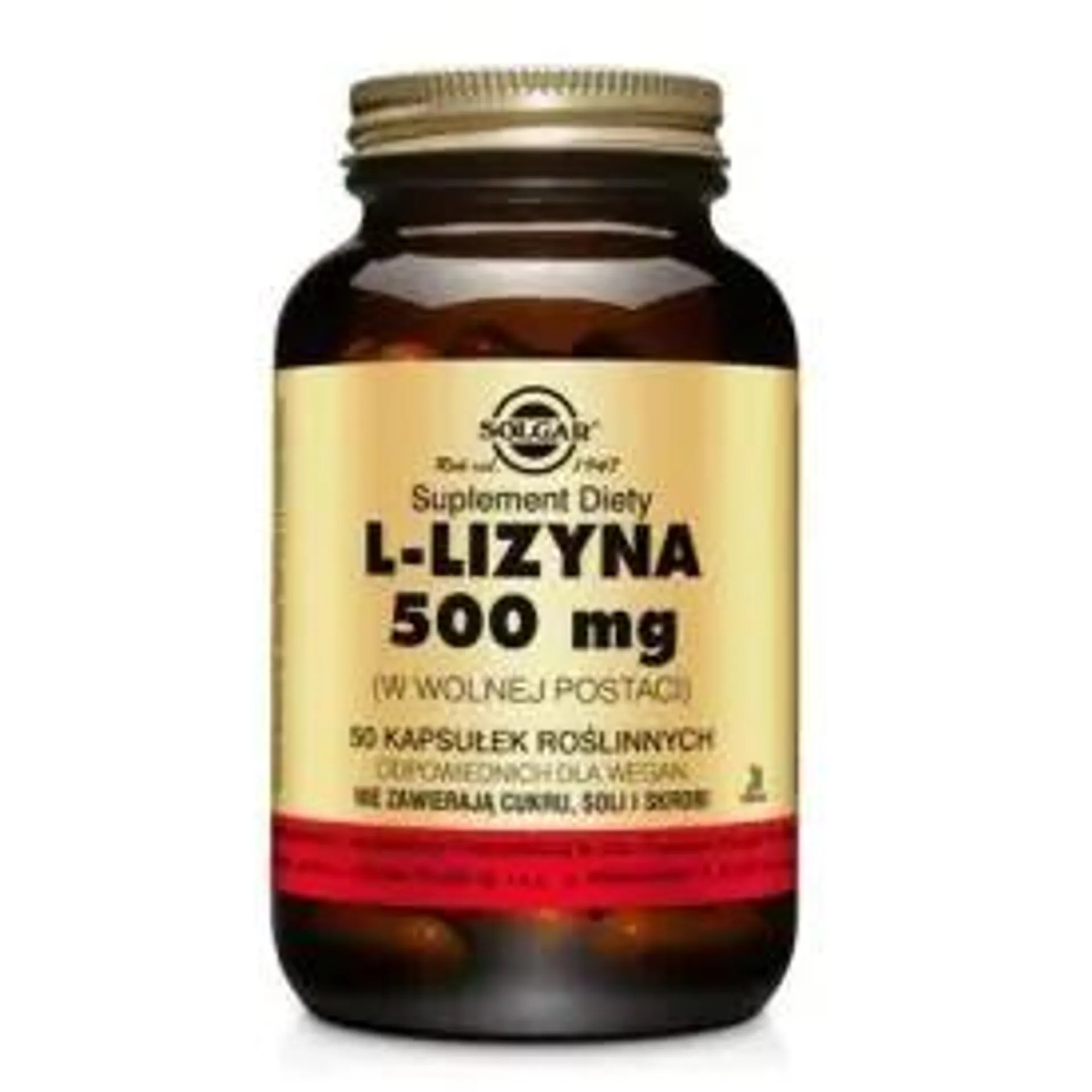 Solgar L-Lizyna 500 mg 50 szt.