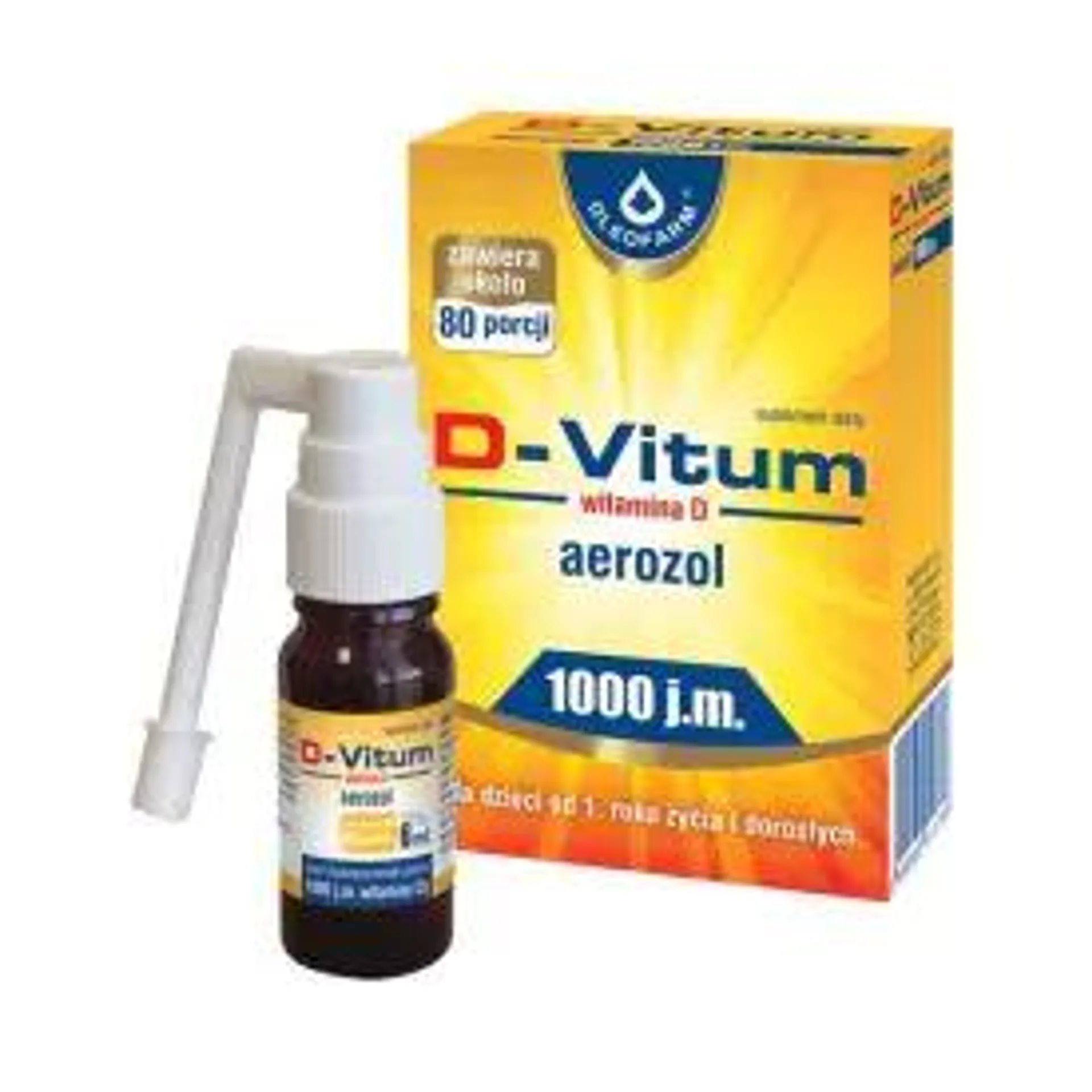 D-Vitum Witamina D3 1000j.m. Aerozol Doustny 6 ml