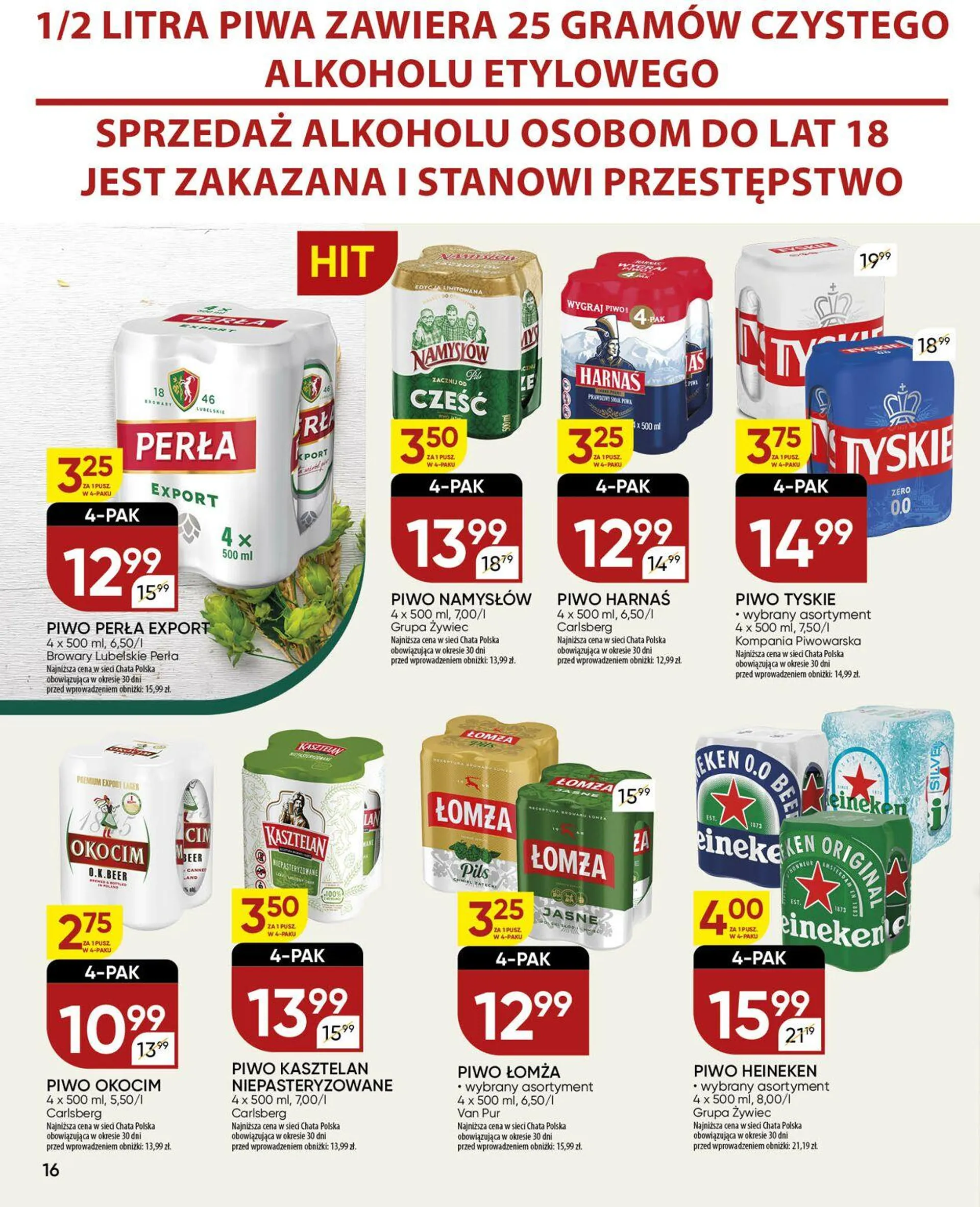 Chata Polska Aktualna gazetka - 16