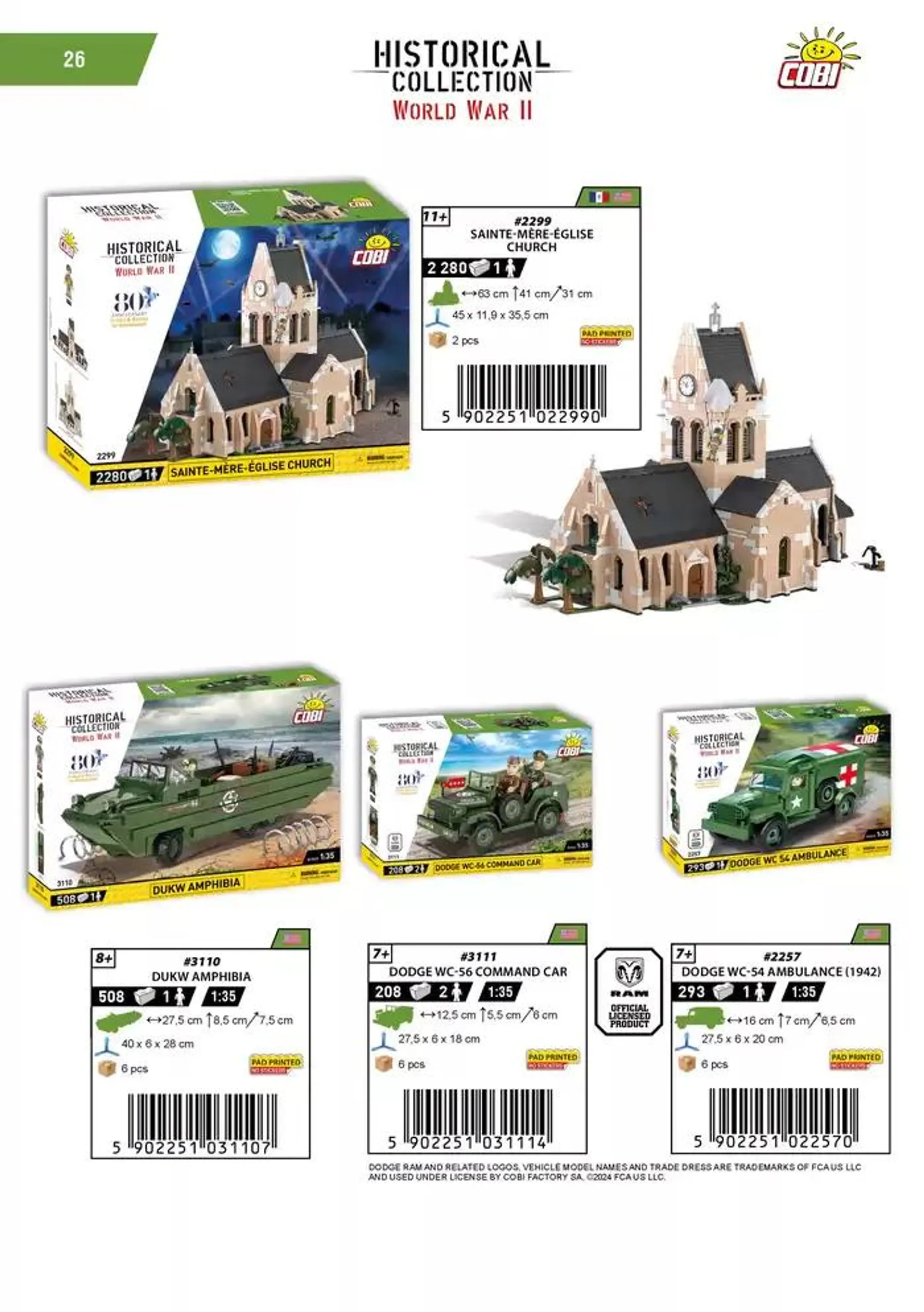 Katalog klocków Cobi 1/2025 - 26