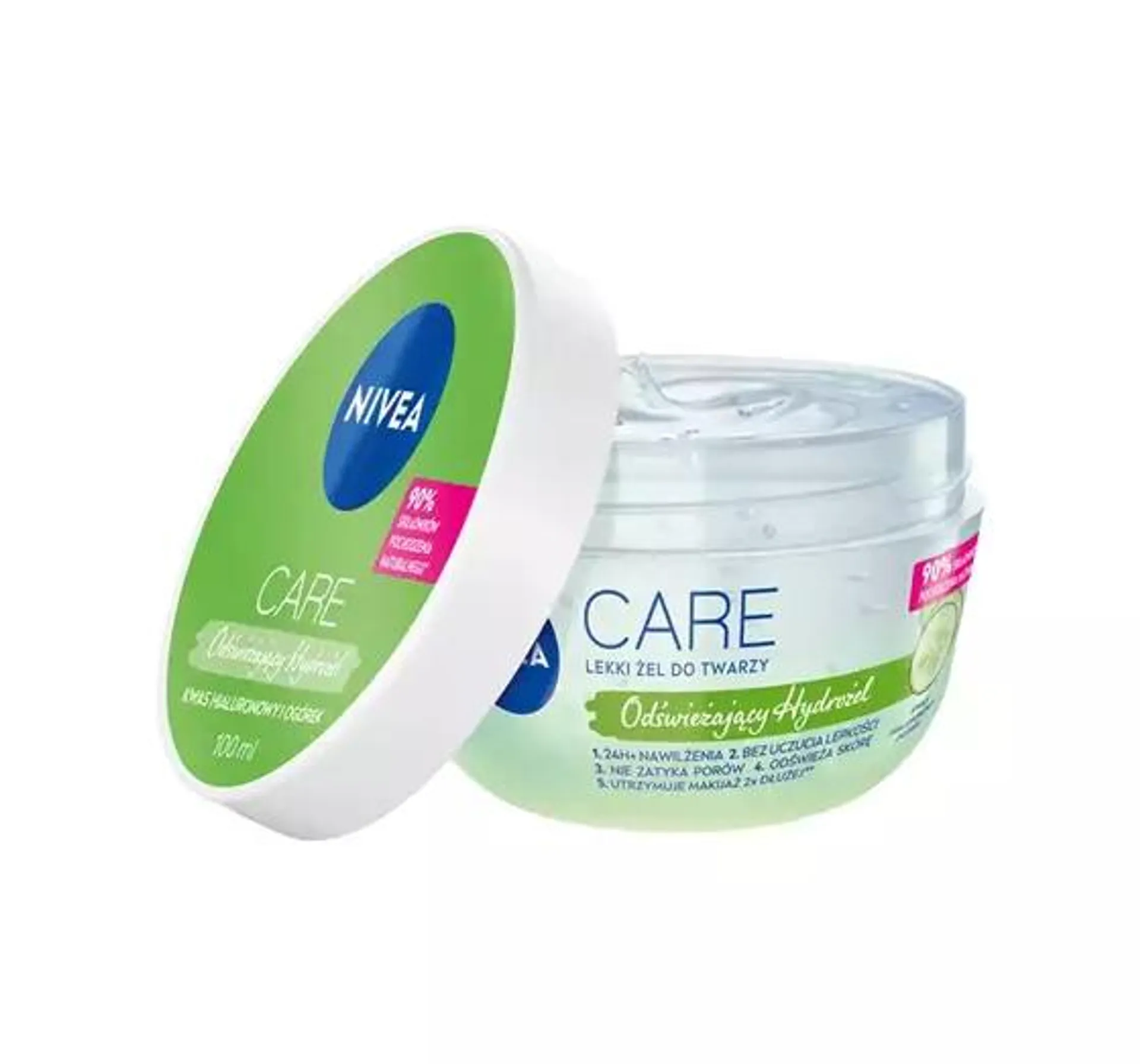 NIVEA CARE FRESH HYDRO GEL ŻELOWY KREM DO TWARZY 100ML