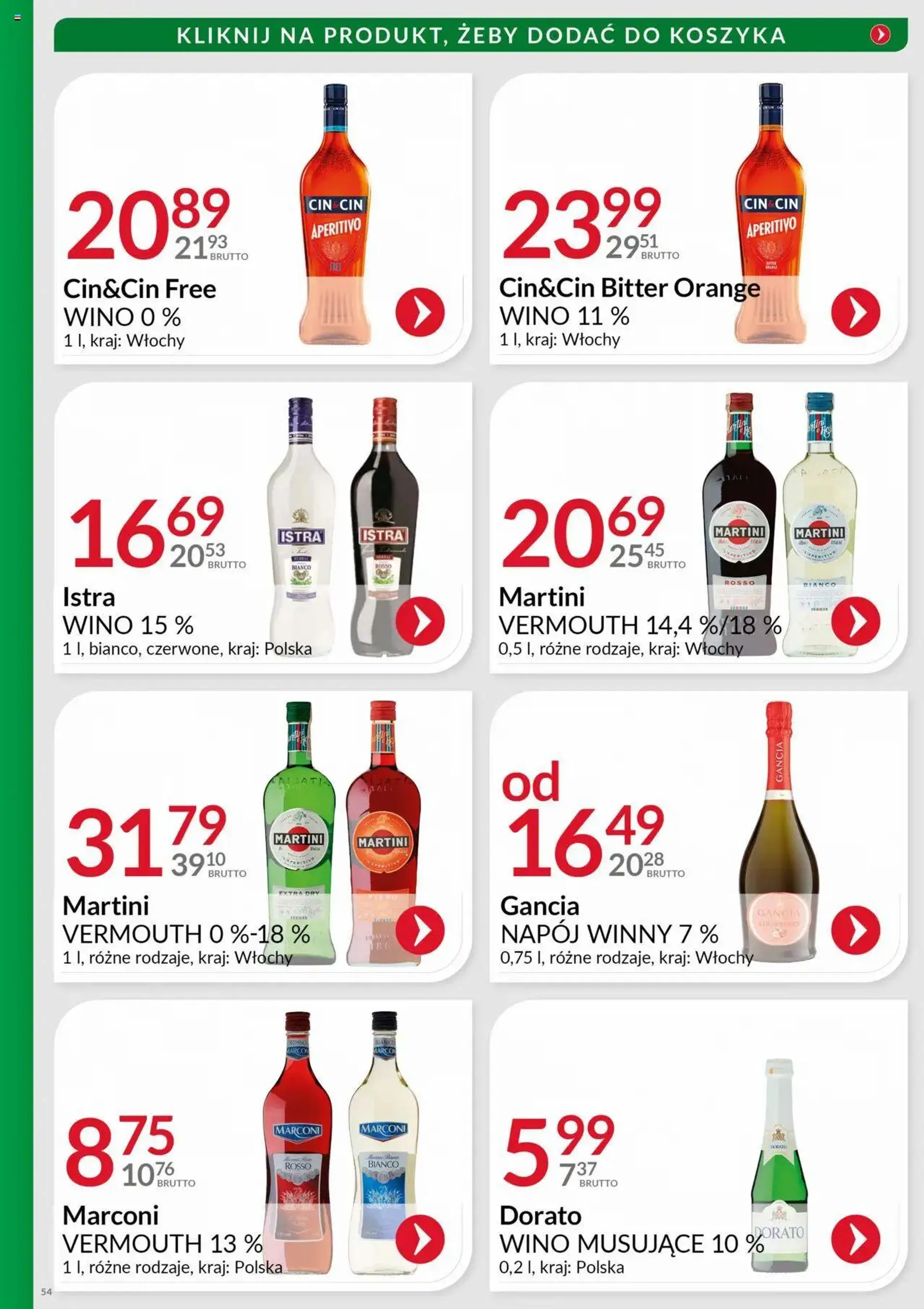 Gazetka Eurocash Gazetka - Katalog Alkoholowy od 1 października do 31 października 2024 - Strona 54