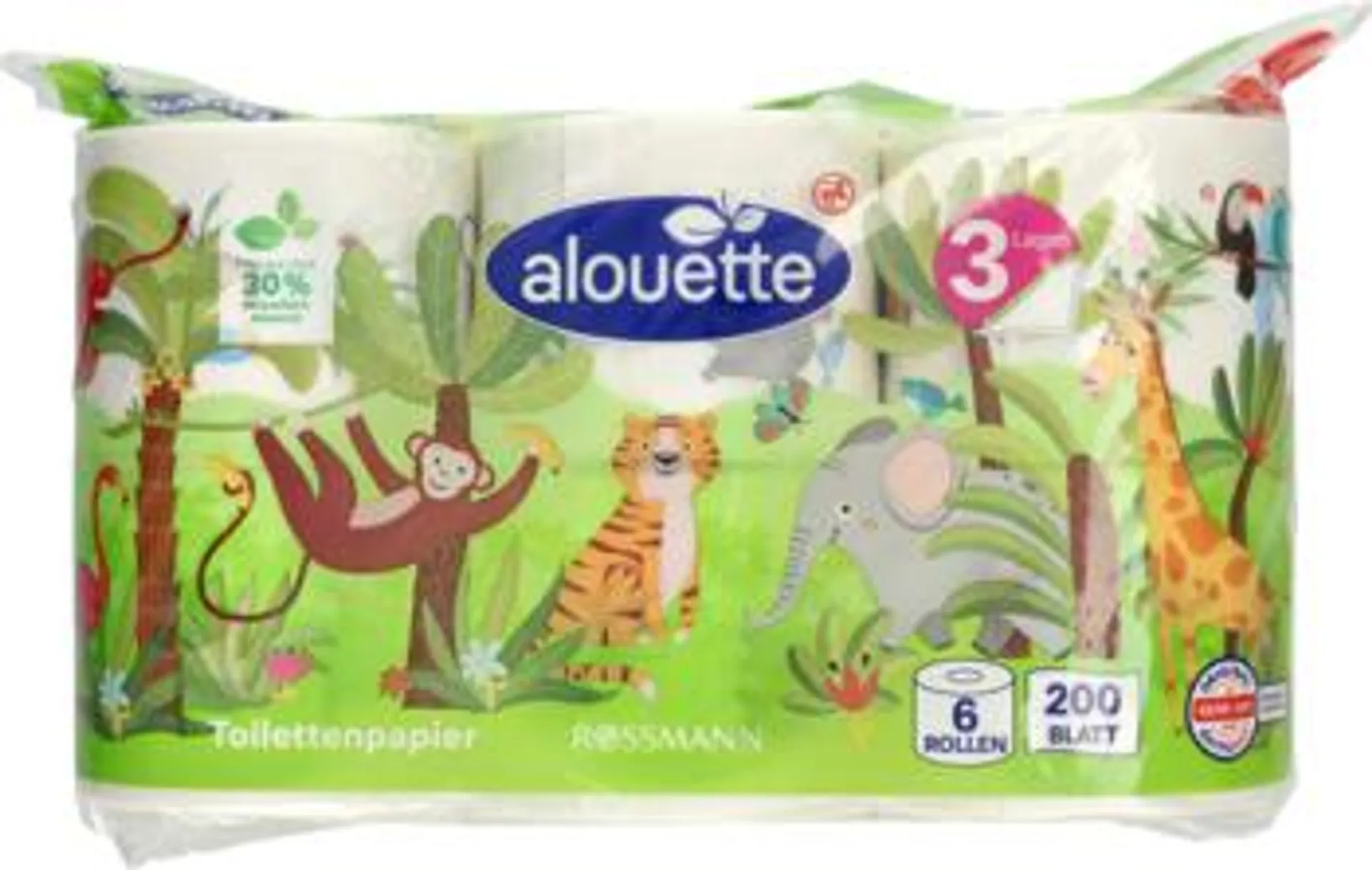 ALOUETTE Kids papier toaletowy z motywem, 3-warstwowy 6 szt., nr kat. 183343