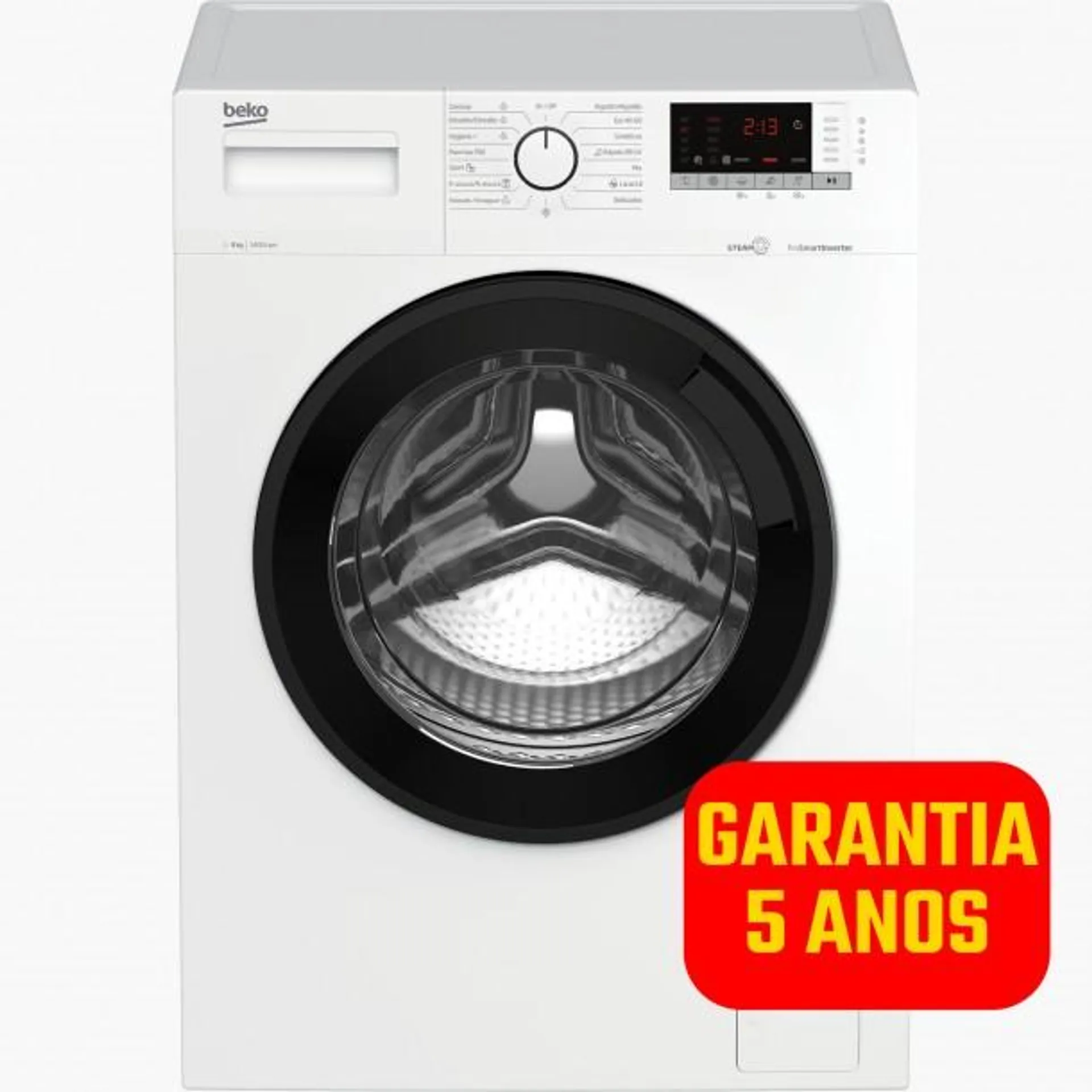 Máquina Lavar Roupa BEKO WTA9715XW - 9 Kg - 1400 Rpm