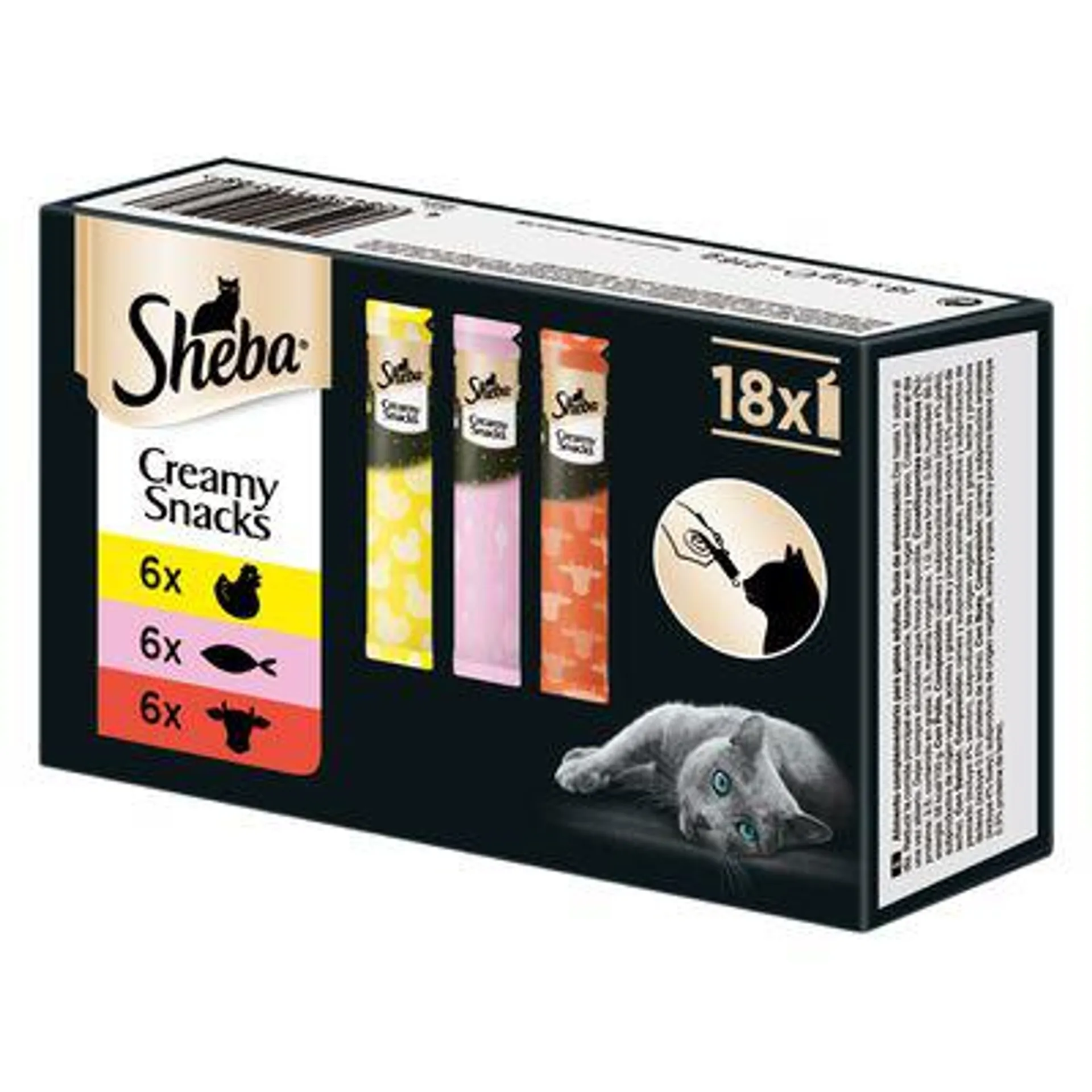 Sheba Creamy Snacks - Pack misto