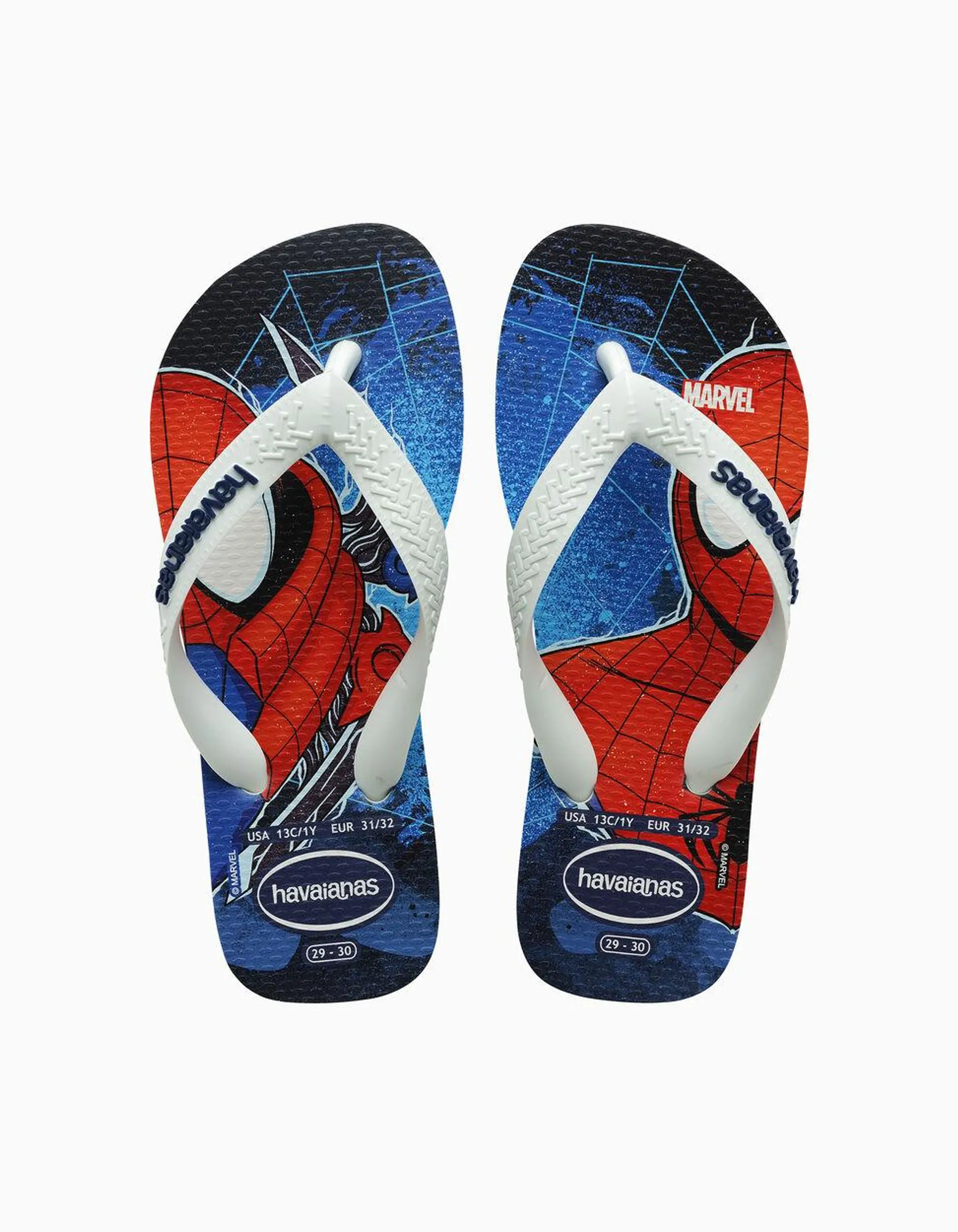 Havaianas para Menino ‘Homem Aranha’, Azul Escuro/Vermelho