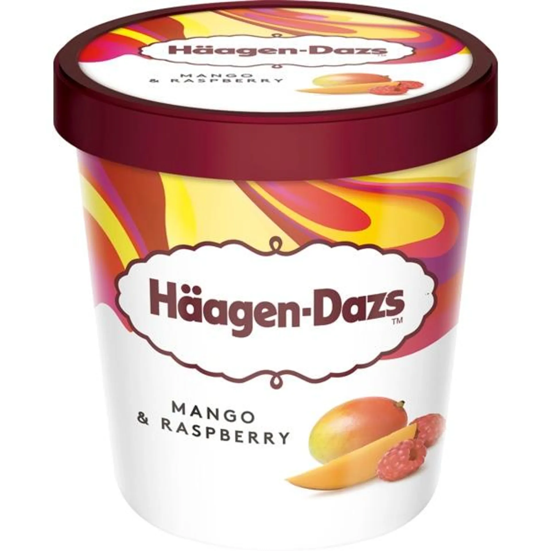 Gelado de Manga e Framboesa embalagem 460 ml Haagen-Dazs