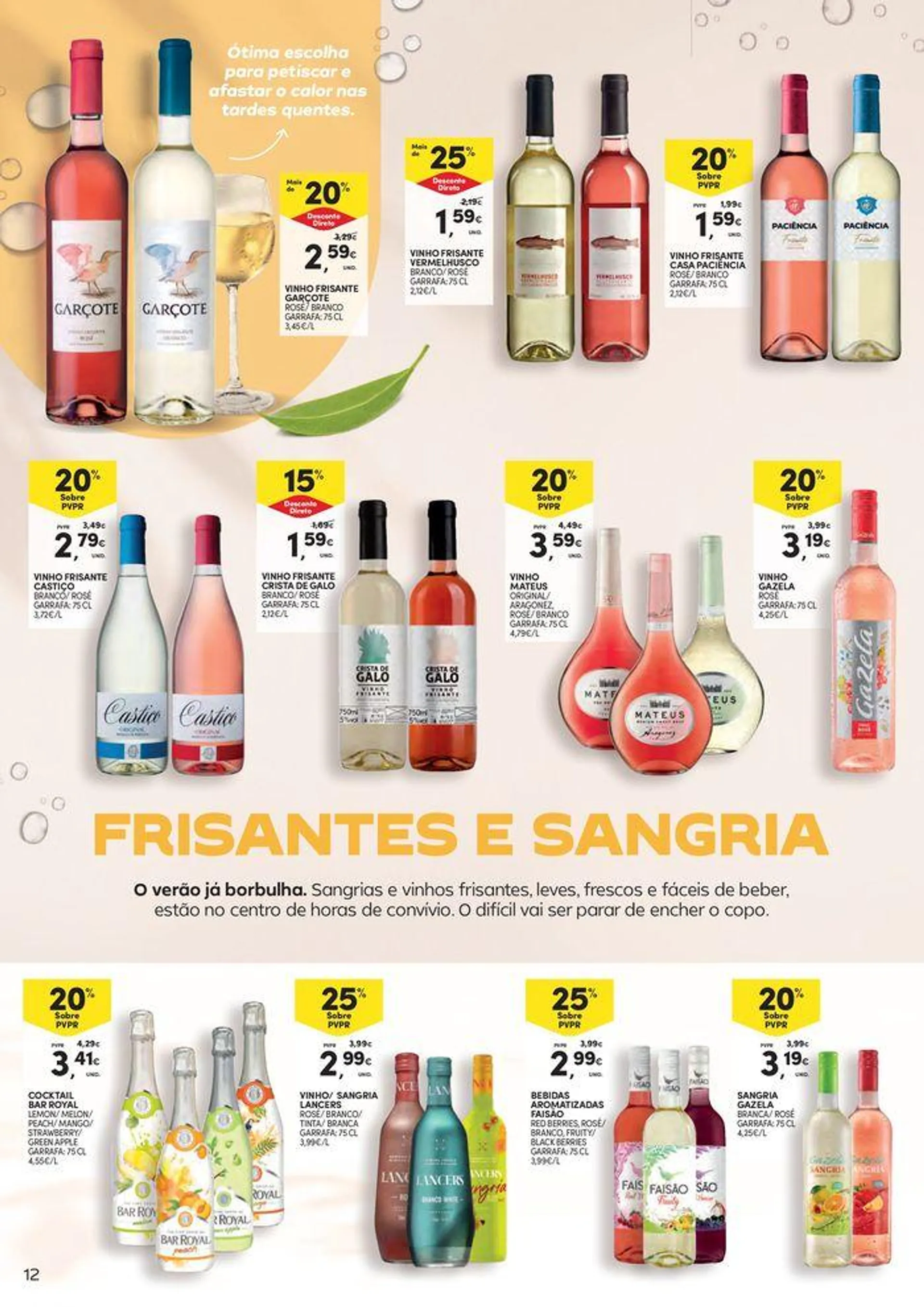 Folheto Vinhos de Verão de 23 de julho até 11 de agosto 2024 - Pagina 12