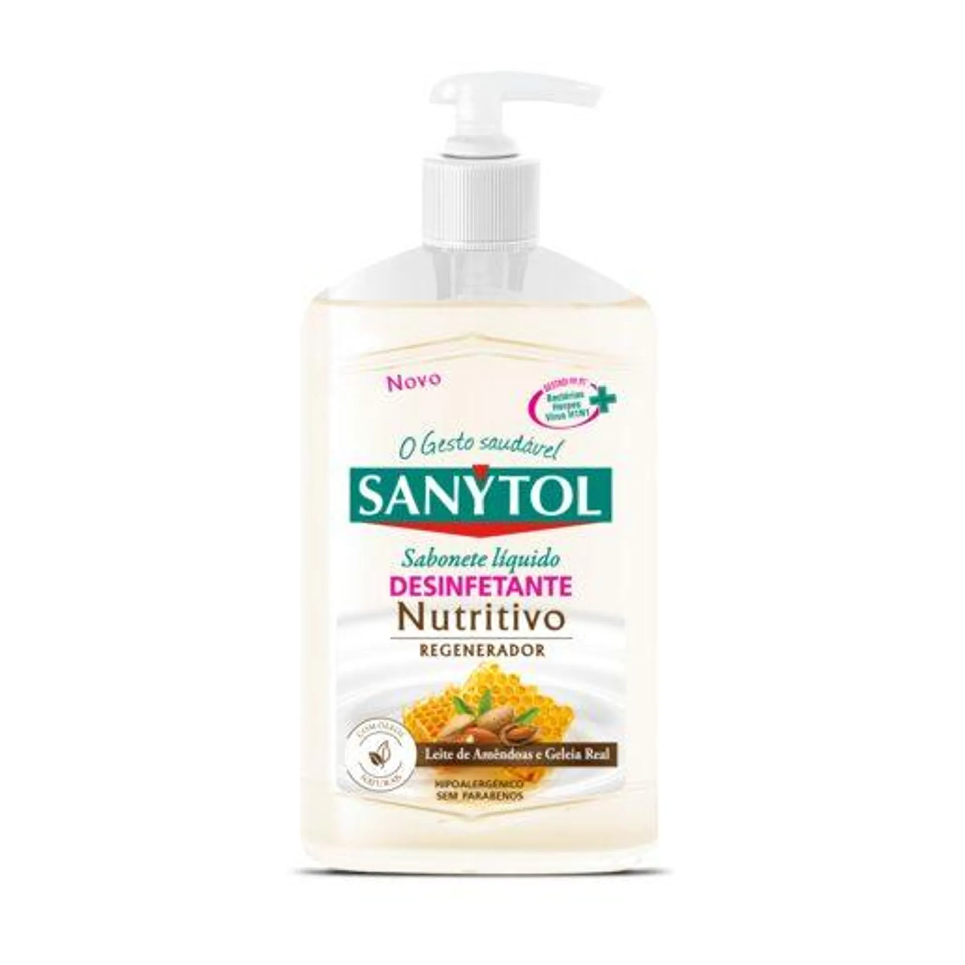 SANYTOL Sabão Líquido Antibacteriano Nutritivo 250 ml