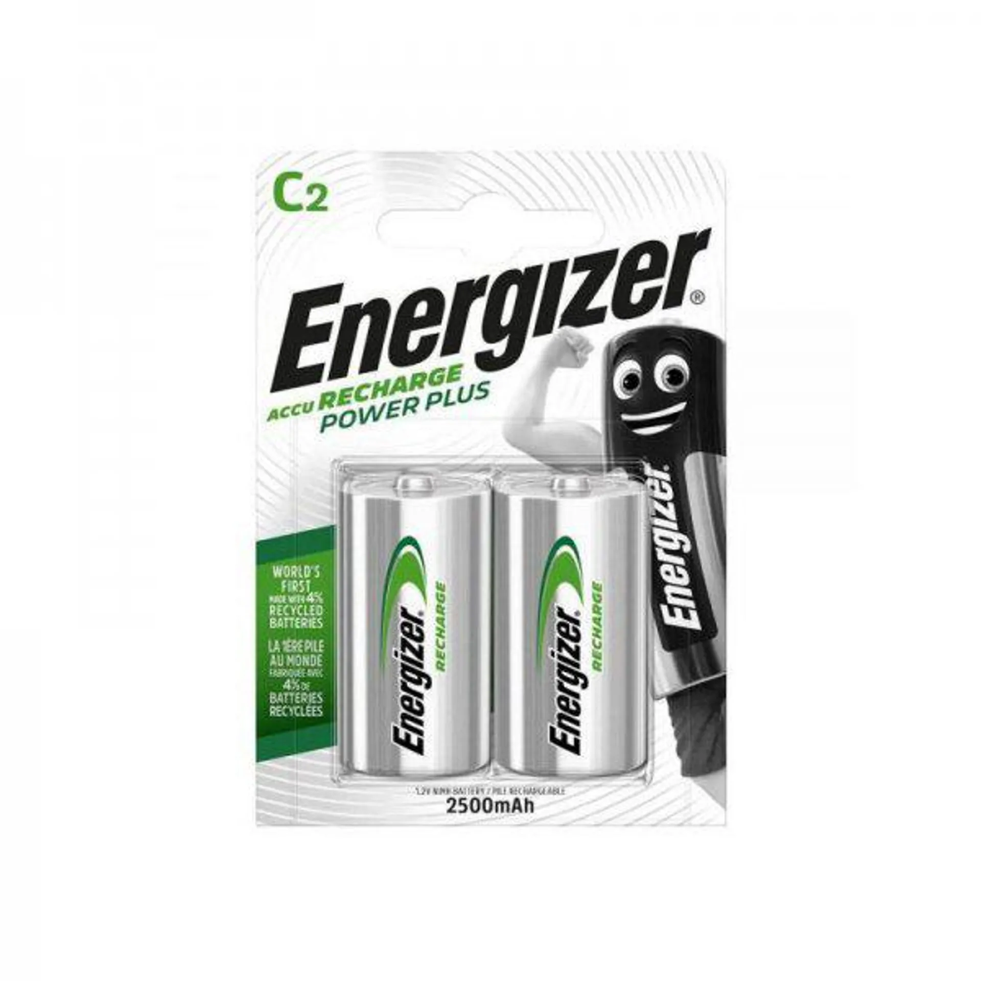 Pack 2 pilhas recarregaveis HR14 (C) 2500mAh