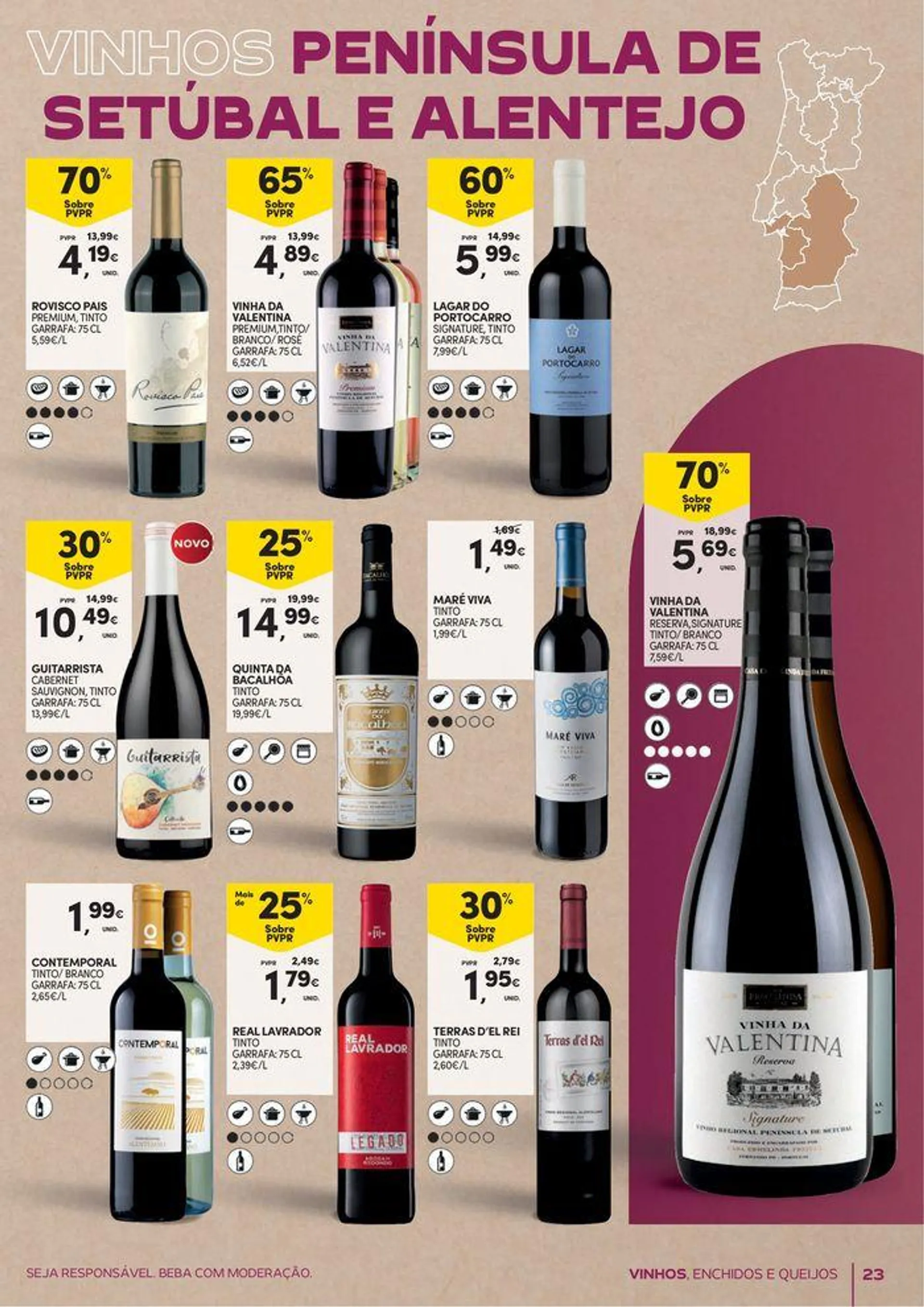 Folheto Vinhos, Enchidos e Queijos de 24 de setembro até 13 de outubro 2024 - Pagina 23