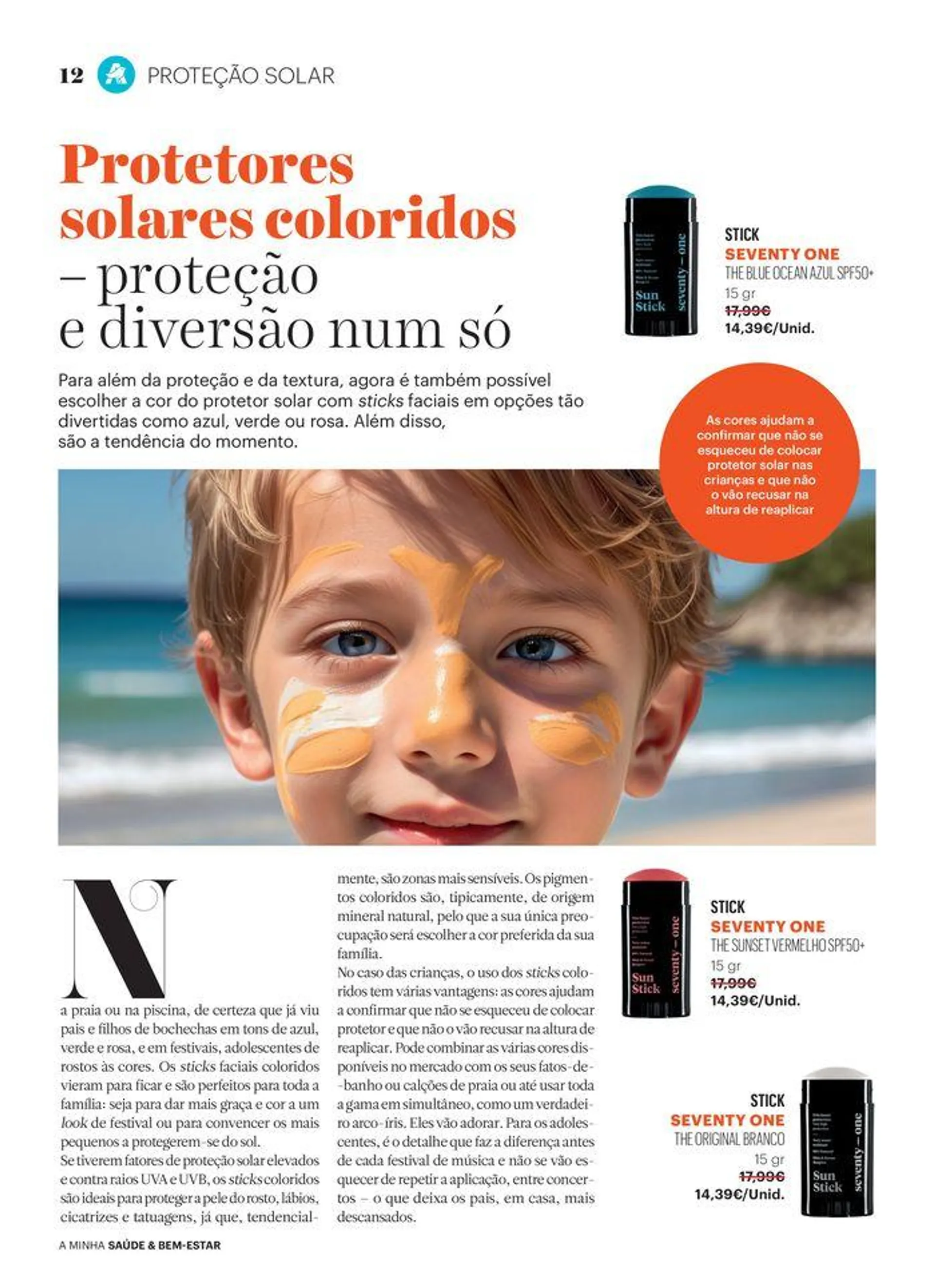 Folheto  Pele de sol, alma do mar - SBE n.º 107 de 4 de julho até 4 de agosto 2024 - Pagina 12