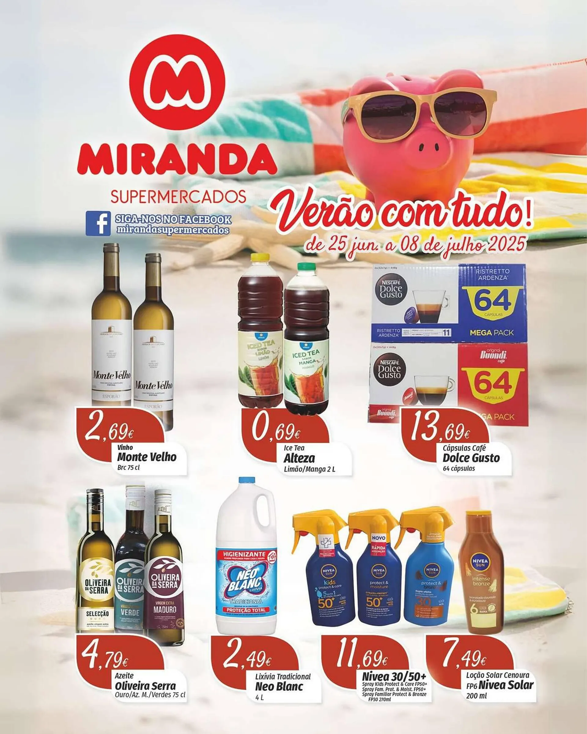 Folheto Folheto Miranda Supermercados de 25 de junho até 8 de julho 2025 - Pagina 1