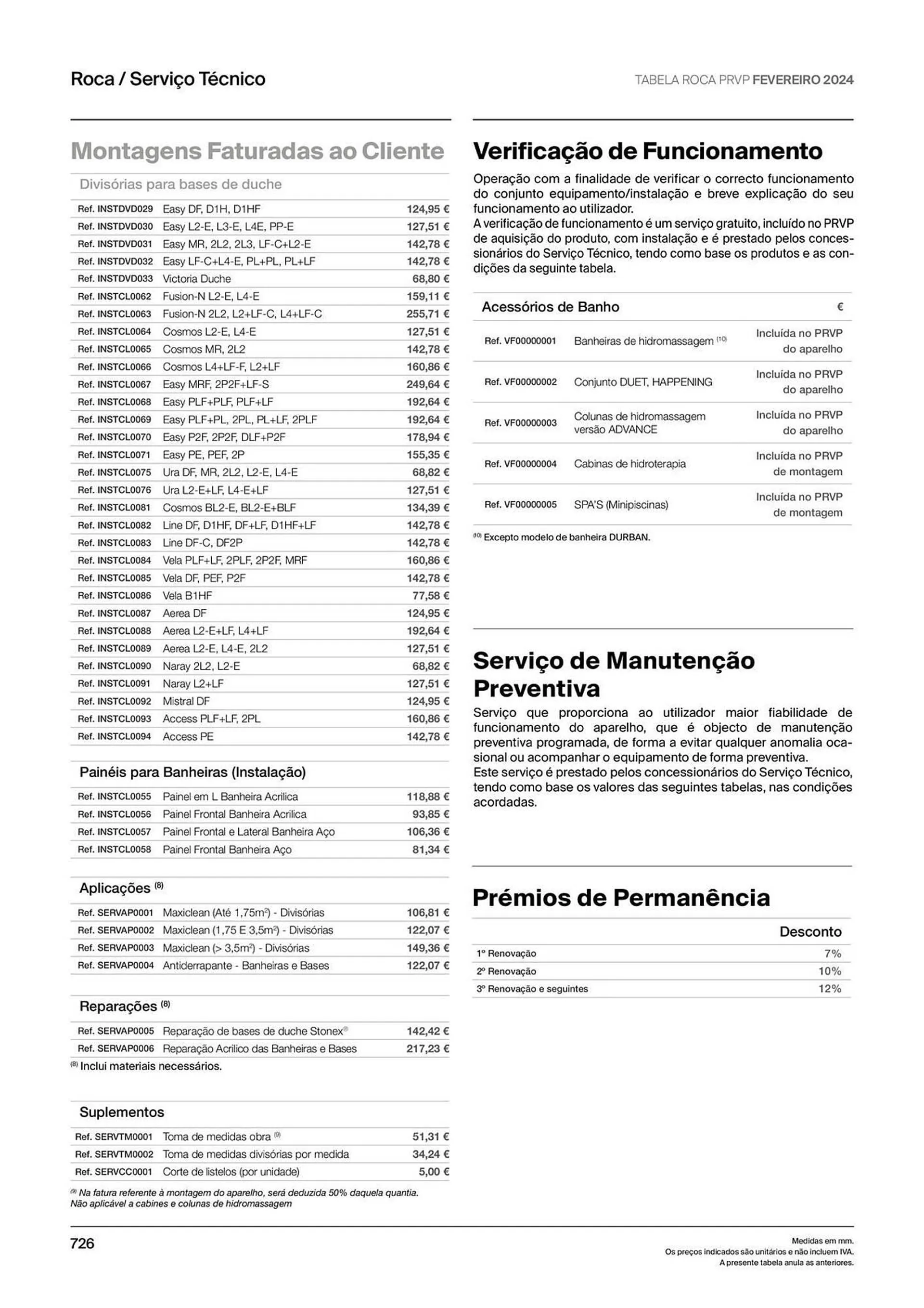 Folheto Folheto Roca de 9 de janeiro até 31 de maio 2024 - Pagina 728