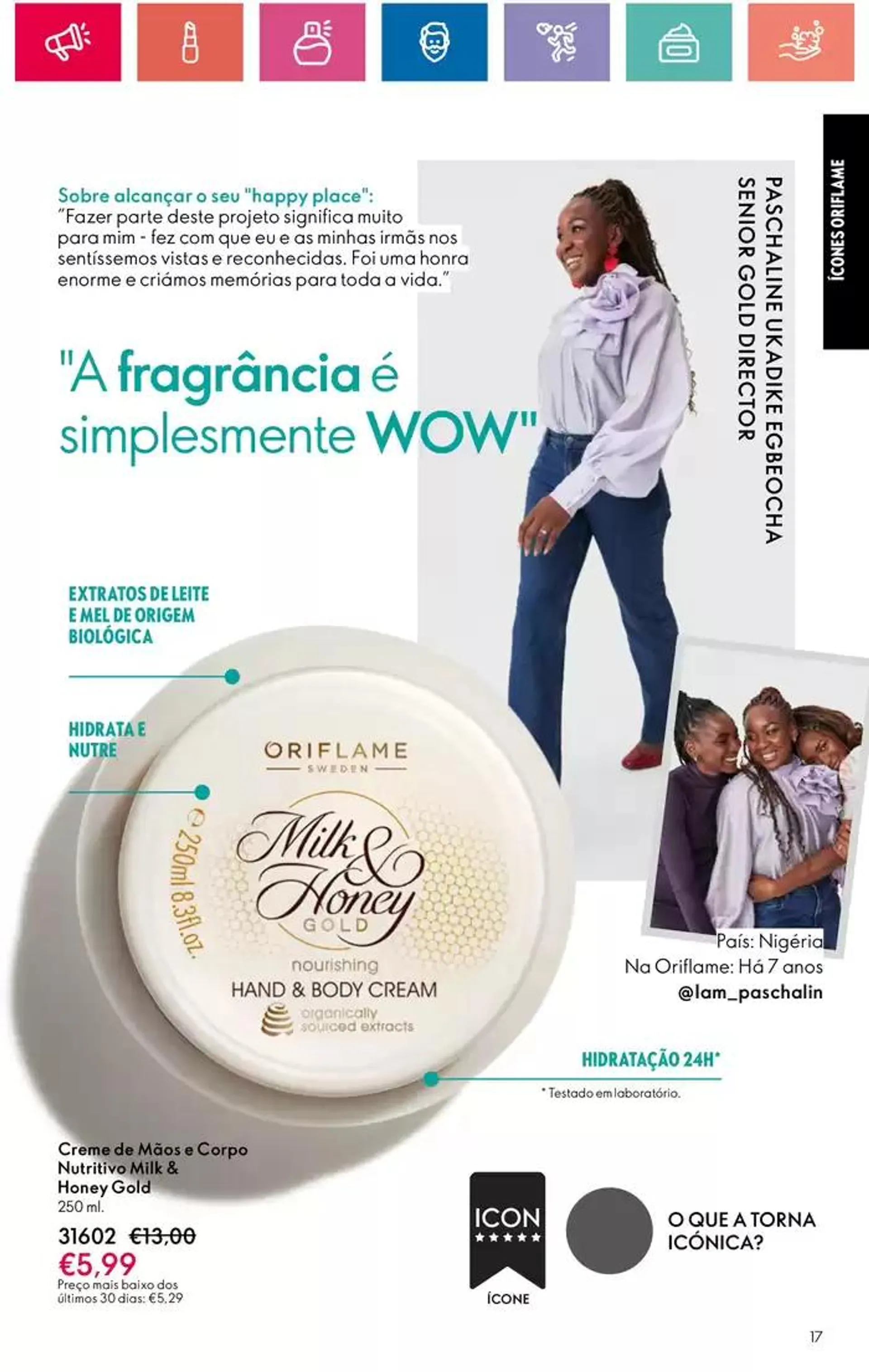 Folheto Folheto Oriflame de 3 de outubro até 19 de outubro 2024 - Pagina 17