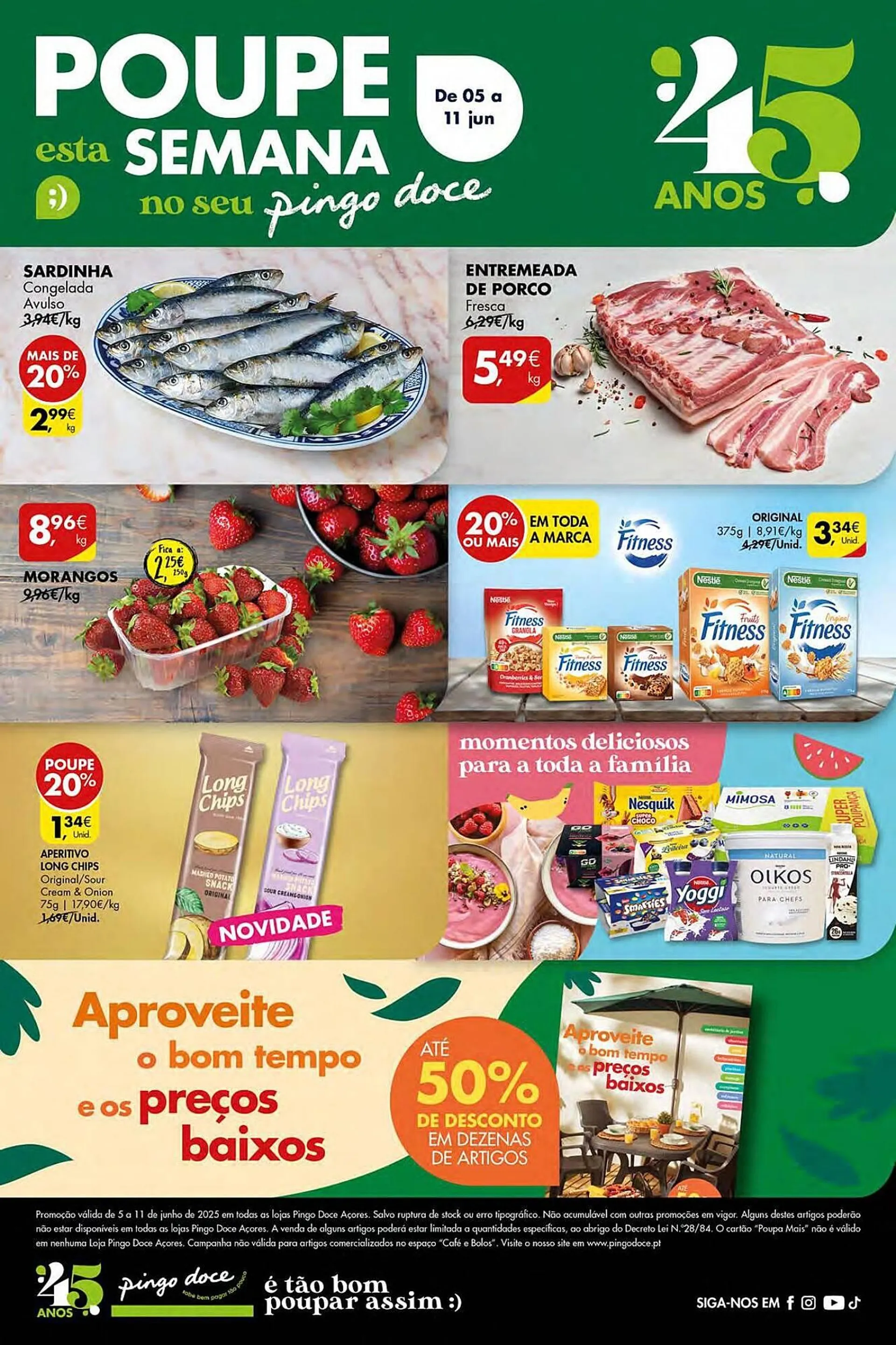 Folheto Folheto Pingo Doce de 5 de junho até 11 de junho 2025 - Pagina 1