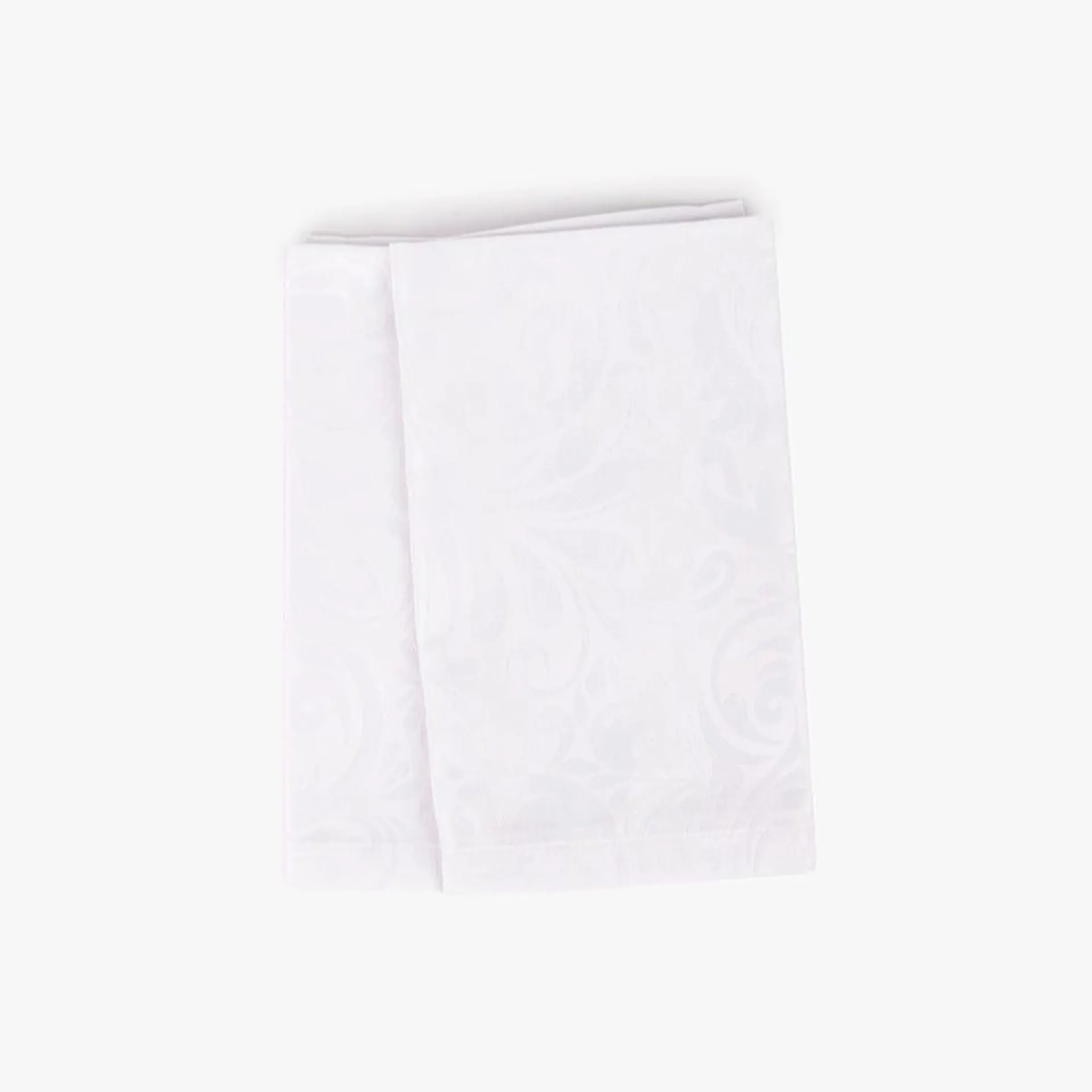 Guardanapo branco jacquard (conj. 2) LIVIA