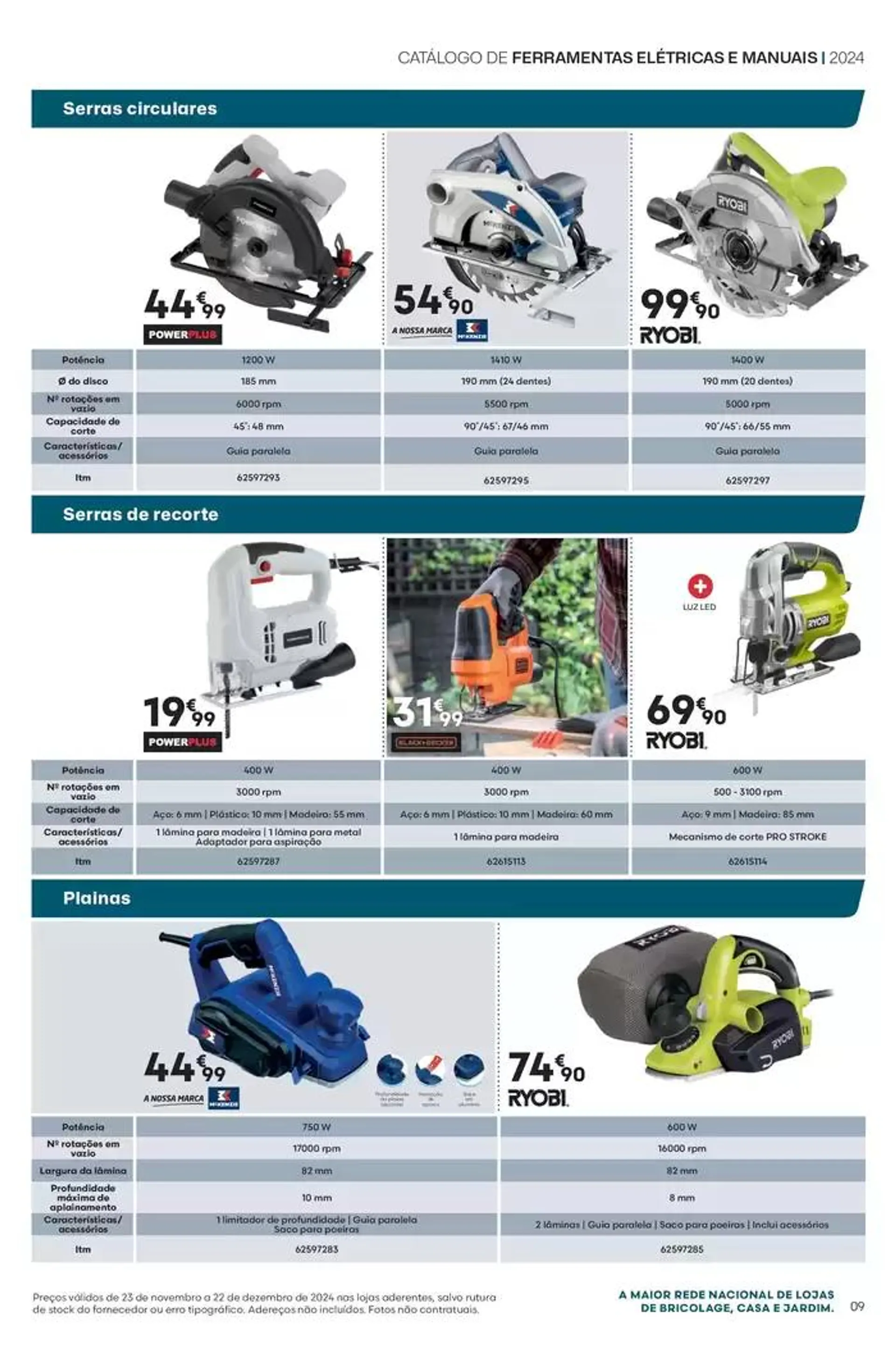 Folheto F#17 Ferramentas Elétricas e Manuais 24p Marinha Grande de 25 de novembro até 22 de dezembro 2024 - Pagina 9