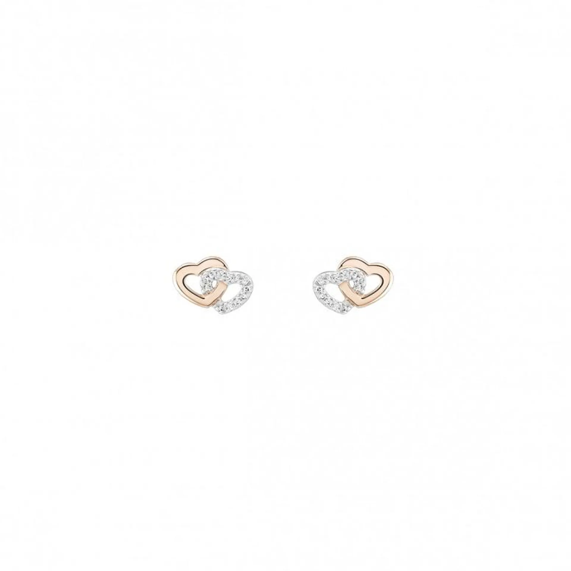 Pendientes Lover´s Heart Rose Gold