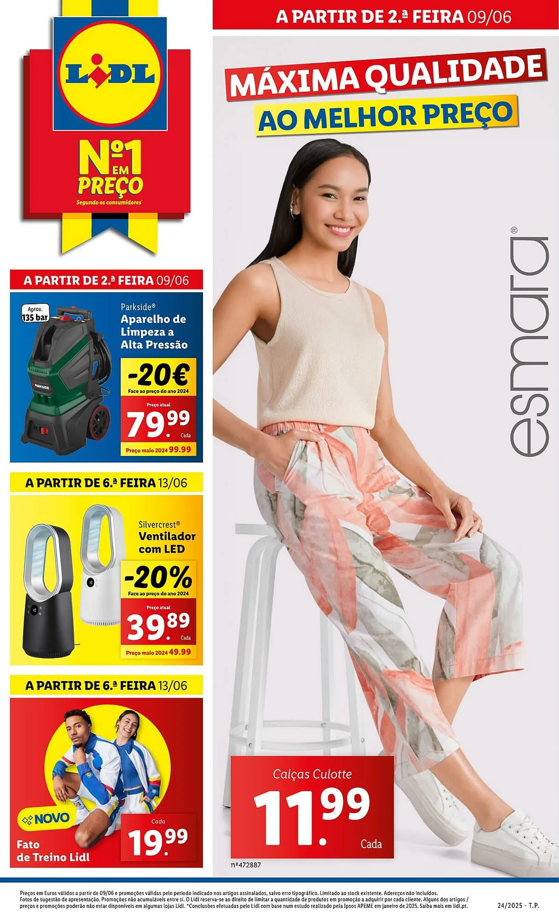Folheto Folheto Lidl de 9 de junho até 15 de junho 2025 - Pagina 1