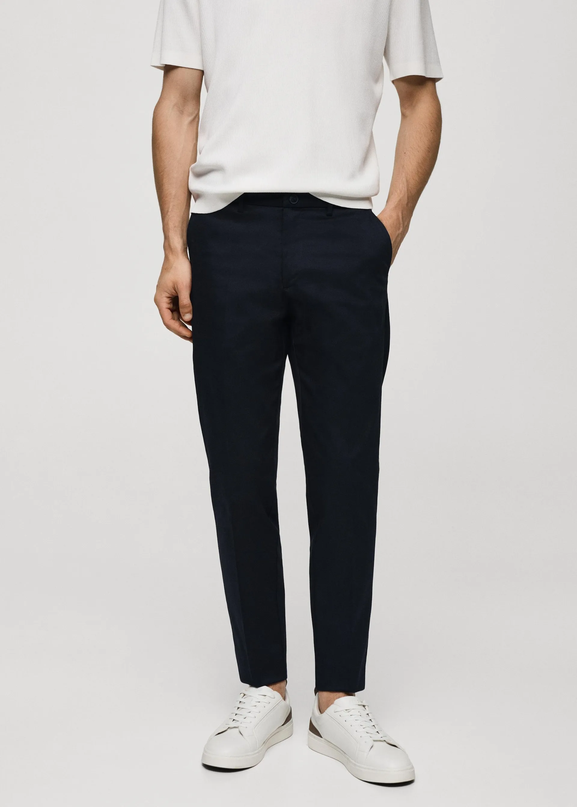 Slim fit chino trousers