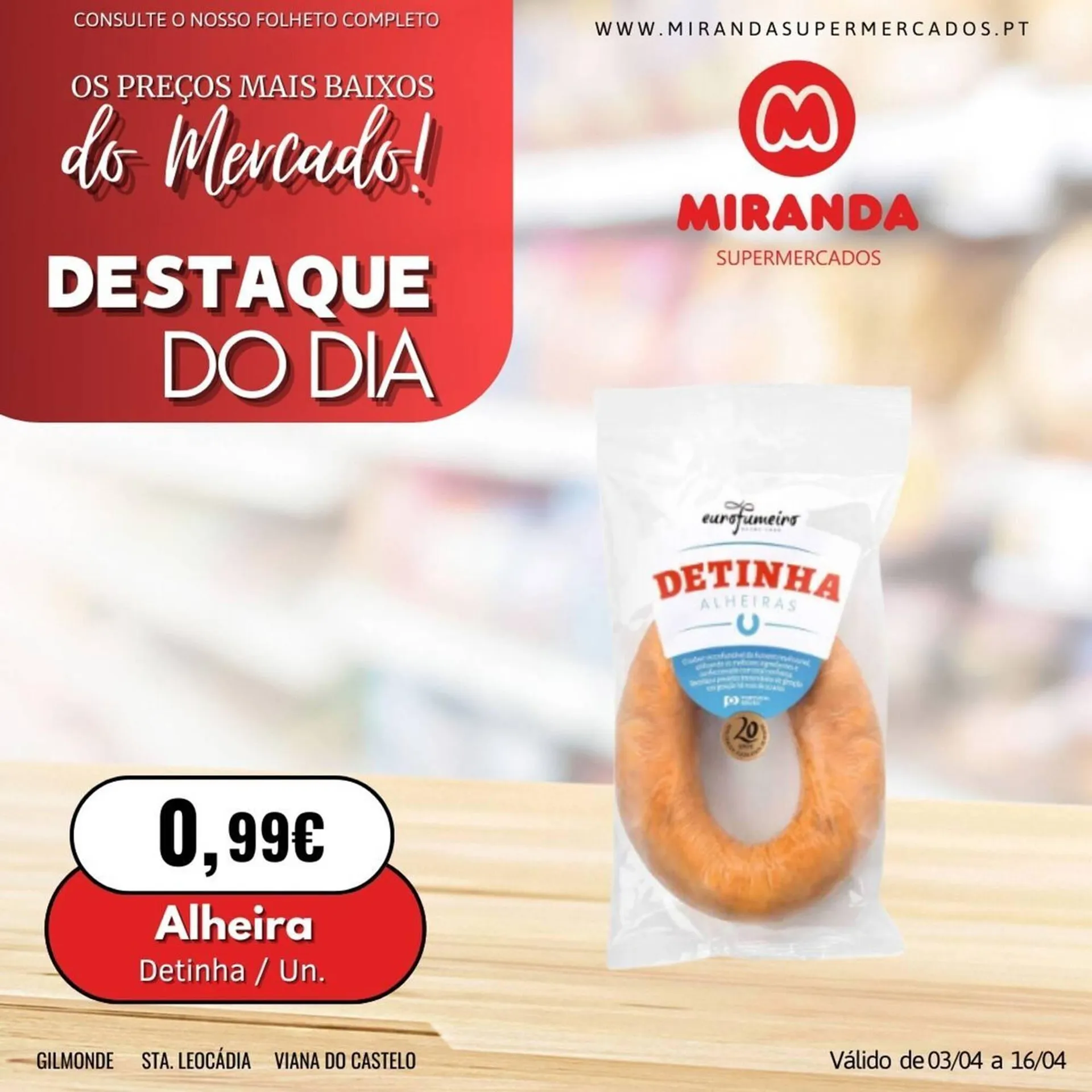 Folheto Miranda Supermercados - 1