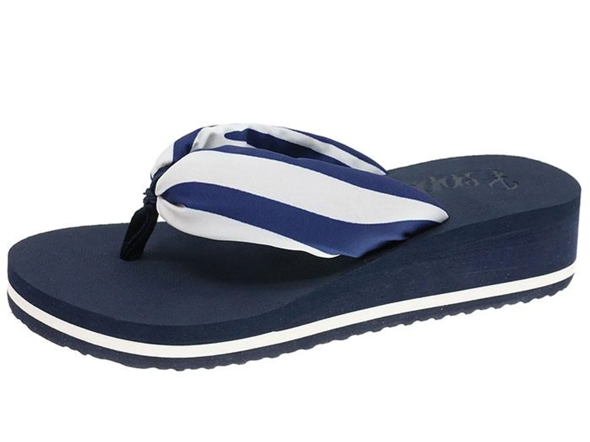 Beach slipper with wedge for woman